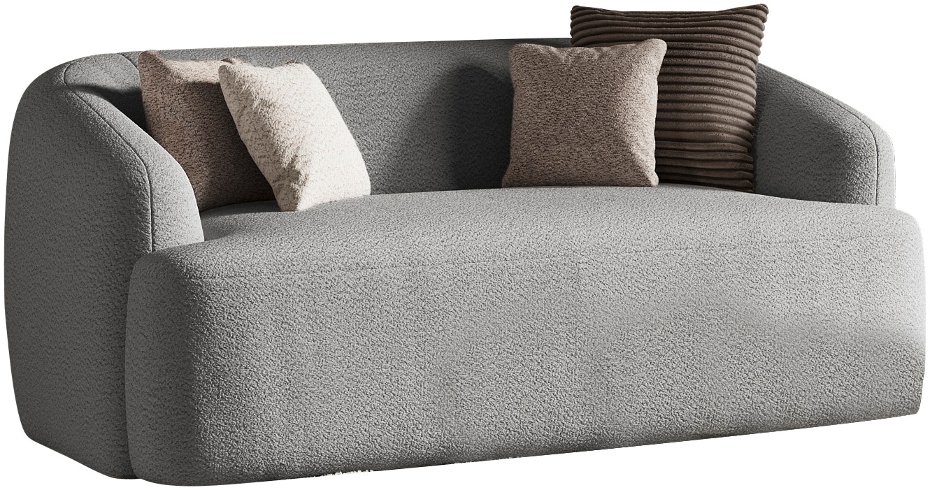 INOSIGN 2-Sitzer »Nergal, Einzelsofa oder L-Form«, Modernes Design, schlichte Optik, stilvoller Blickfang im Wohnzimmer