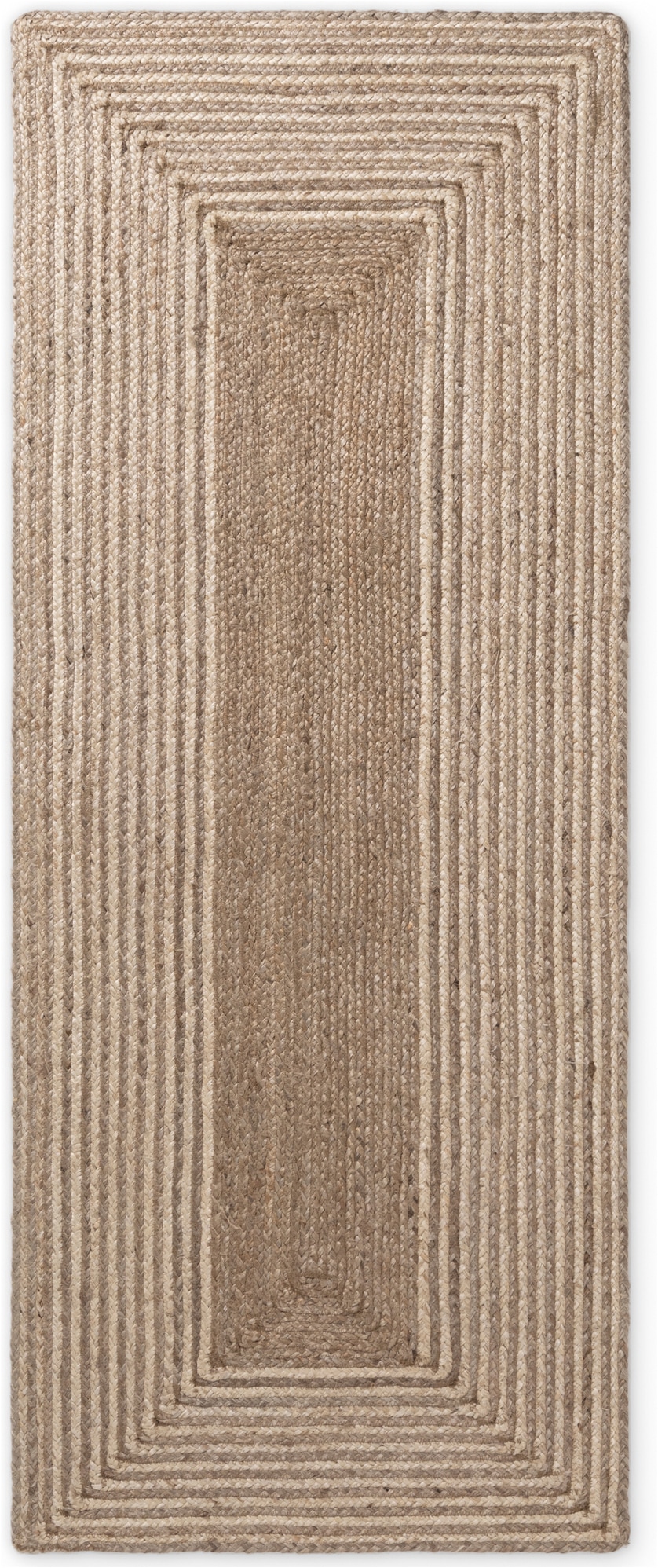 HANSE Home Teppich »Juno Line  Juteteppich« rechteckig 9 mm Höhe Jute, Shape, Handgemacht, Wohnzimmerteppich, Naturteppich, Wohnzimmer