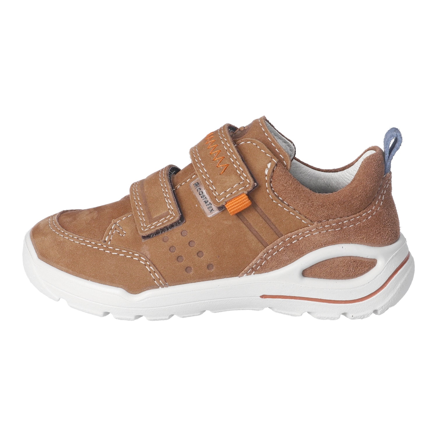 Ricosta Sneaker »June«  Halbschuh mit Klett, Größenschablone zum Download, WMS: weit