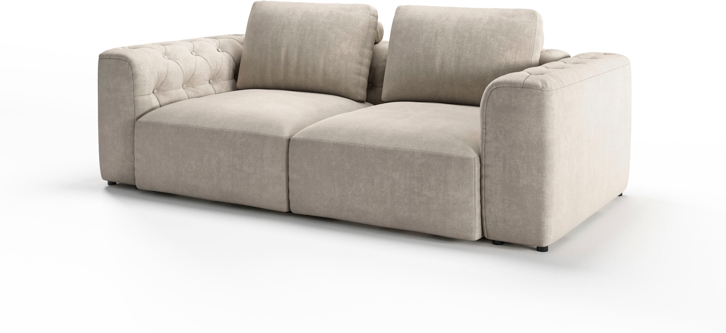 RAUM.ID 2-Sitzer »Cushid«, Modulsofa, bestehend aus 2 Teilen, Breite 218 cm
