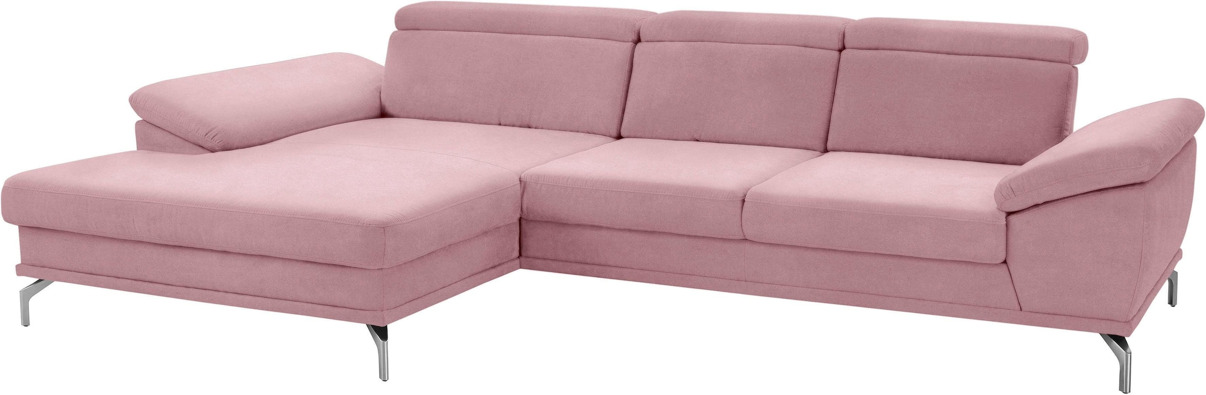 sit&more Ecksofa »Scorpio L-Form«, inklusive Sitztiefenverstellung, wahlweise mit Kopfverstellung