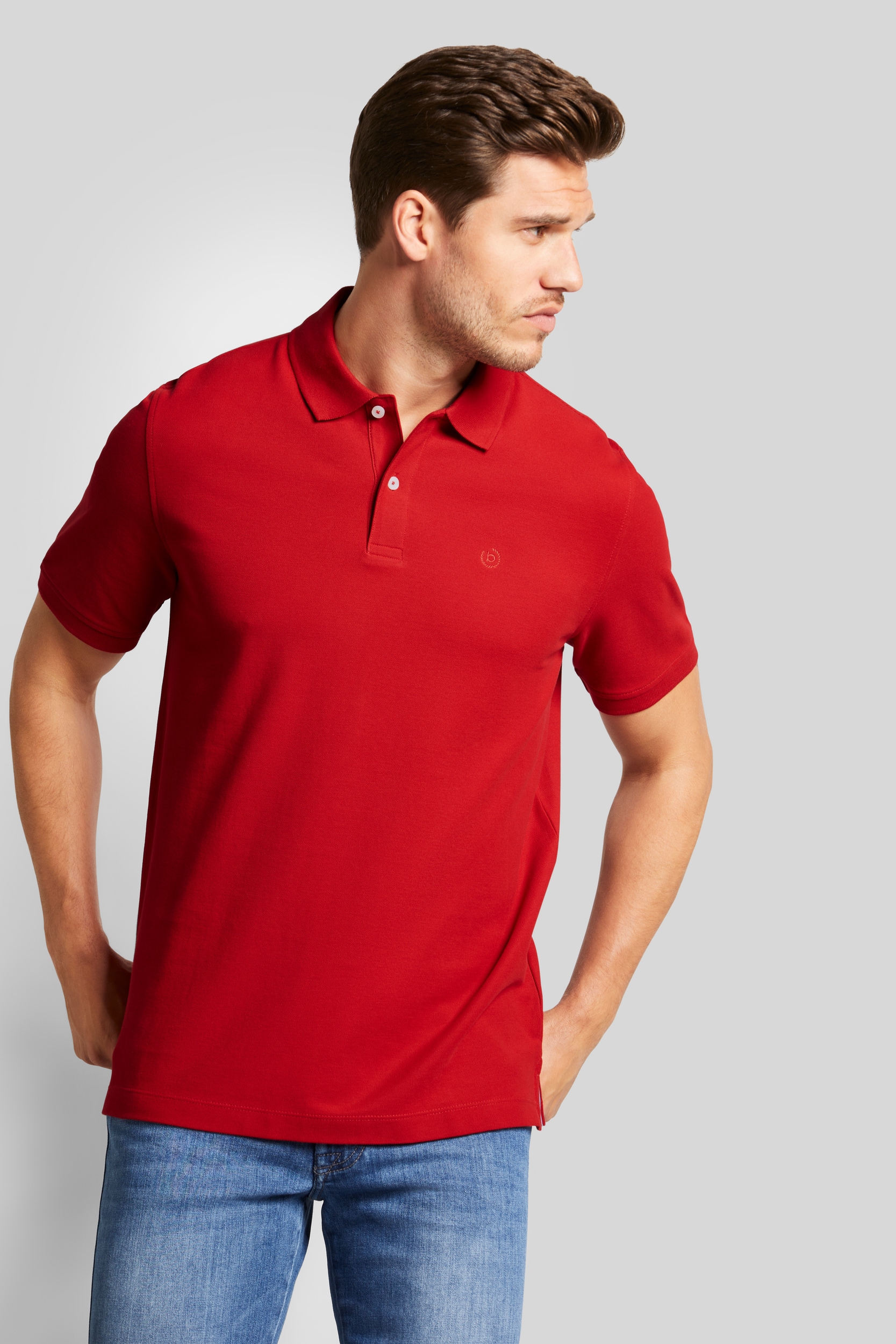 Poloshirt, mit körpernaher Passform