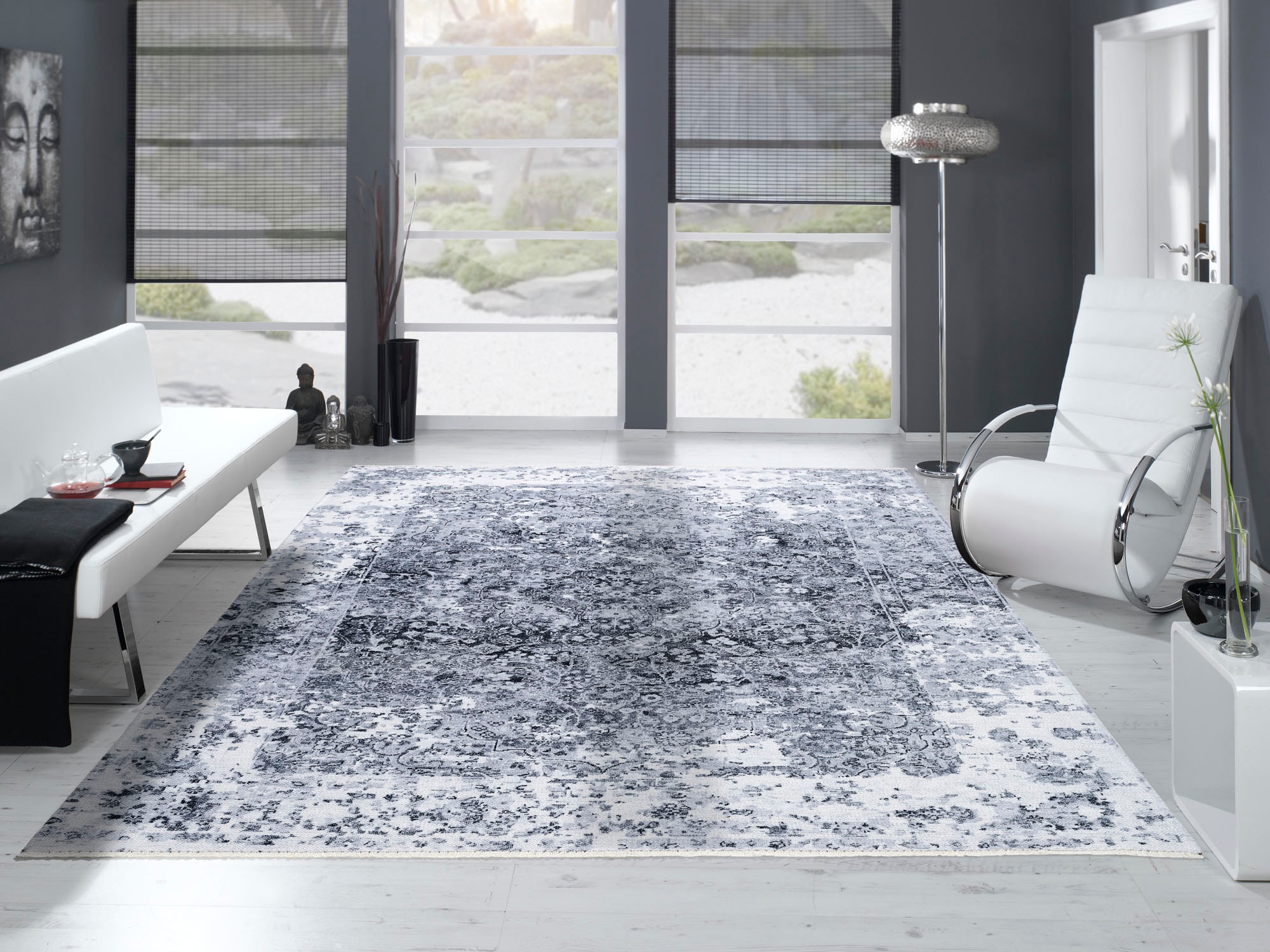 GALLERY M branded by Musterring Teppich »AMICA« rechteckig 8 mm Höhe Kurzflor, Wohnzimmer, Vintage