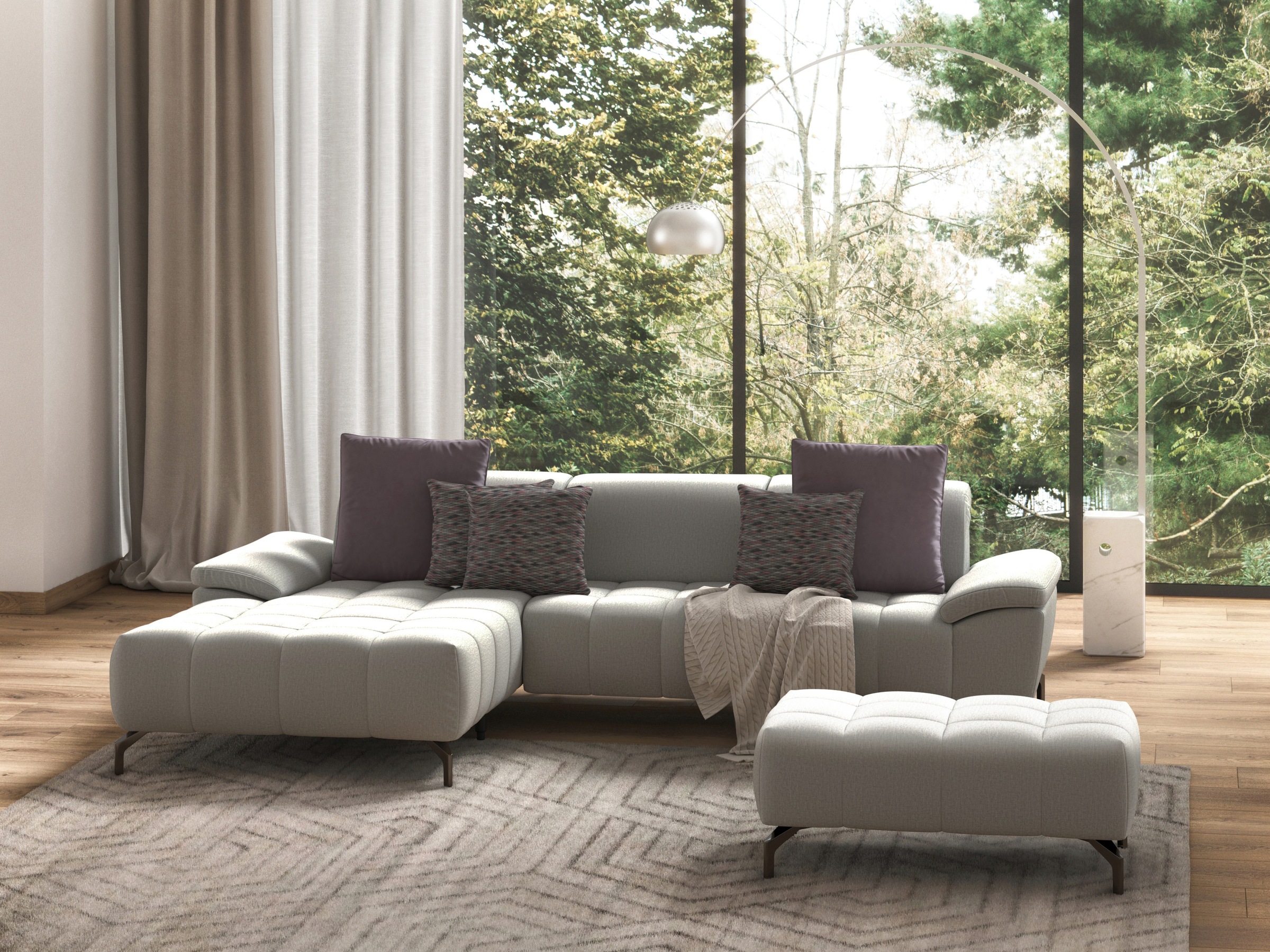 sit&more Hocker »Cool«, mit schwarzen Füßen