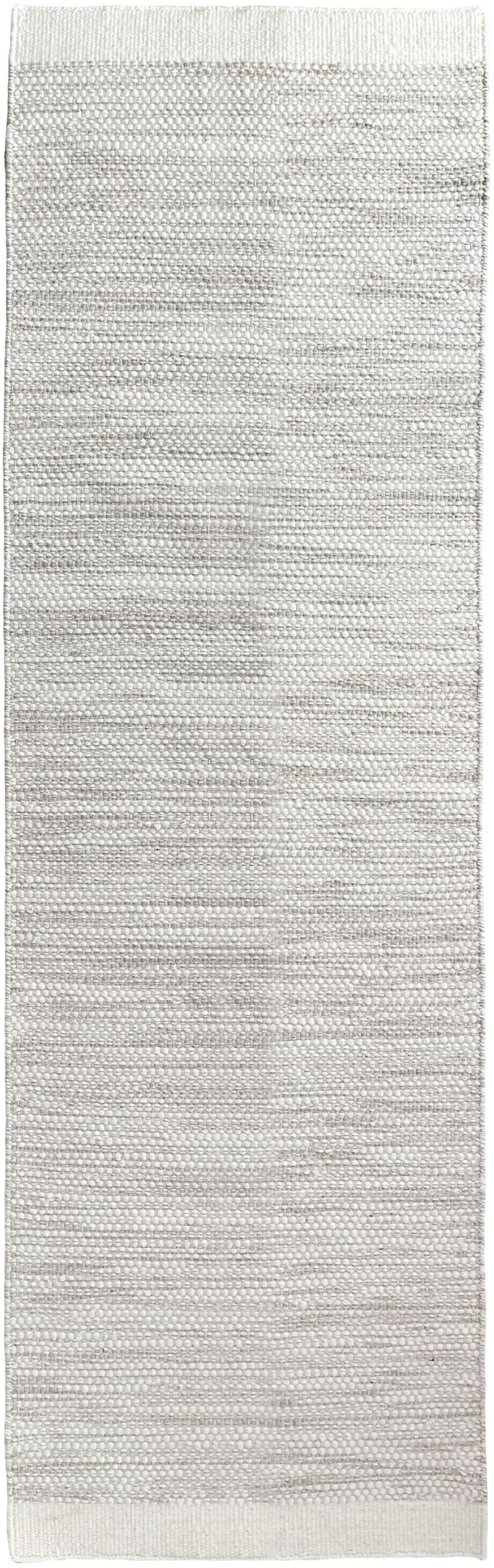 OTTO home Bettumrandung »Woolscape« Höhe 10 mm Set, 3 Stk. tlg. Wendeteppich, handgewebte Qualität, meliert, reine Wolle, Wohnzimmer