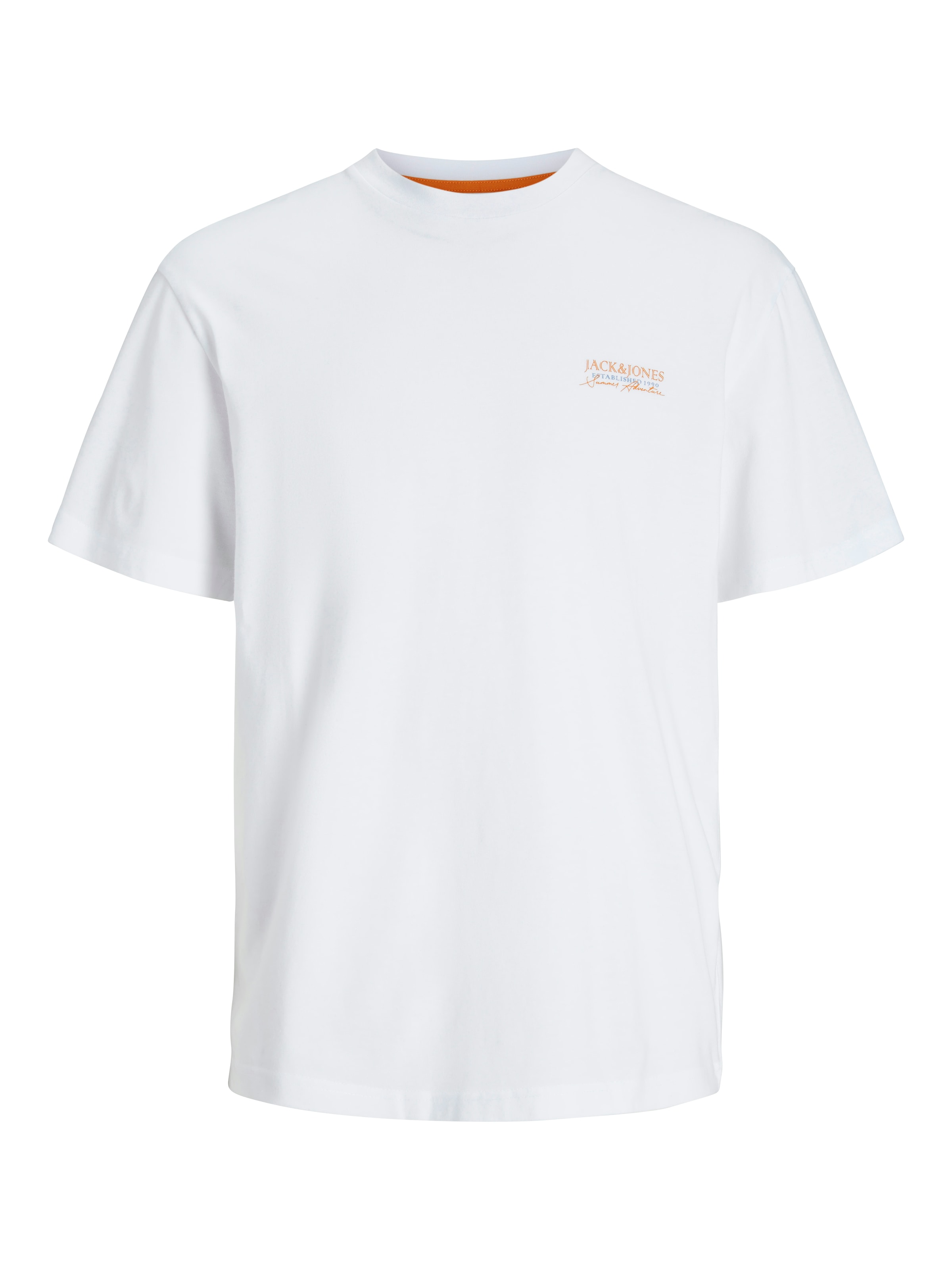 Jack & Jones Rundhalsshirt »JJSUMMER VIBES TEE SS CREW NECK LN«
