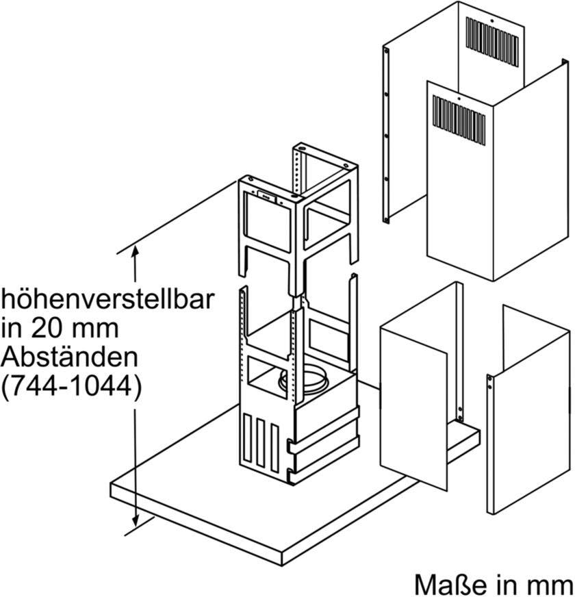 »LF97BCP50«, Inselhaube Garantie Jahren Serie iQ500 SIEMENS 3 XXL mit