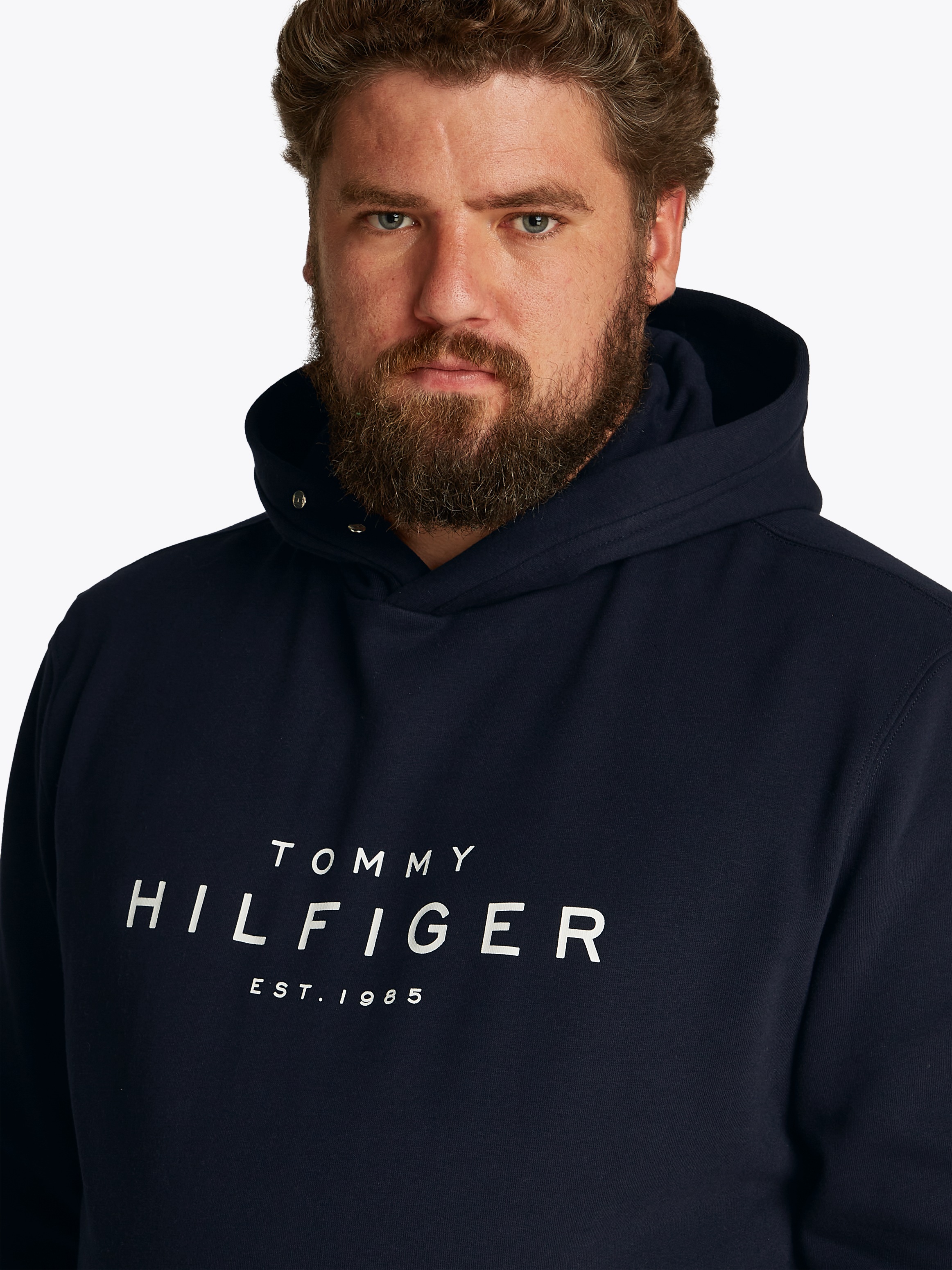 Tommy Hilfiger Big & Tall Sweatshirt »BT-TOMMY HILFIGER HOODY-B«, in Großen Größen, Logostickerei
