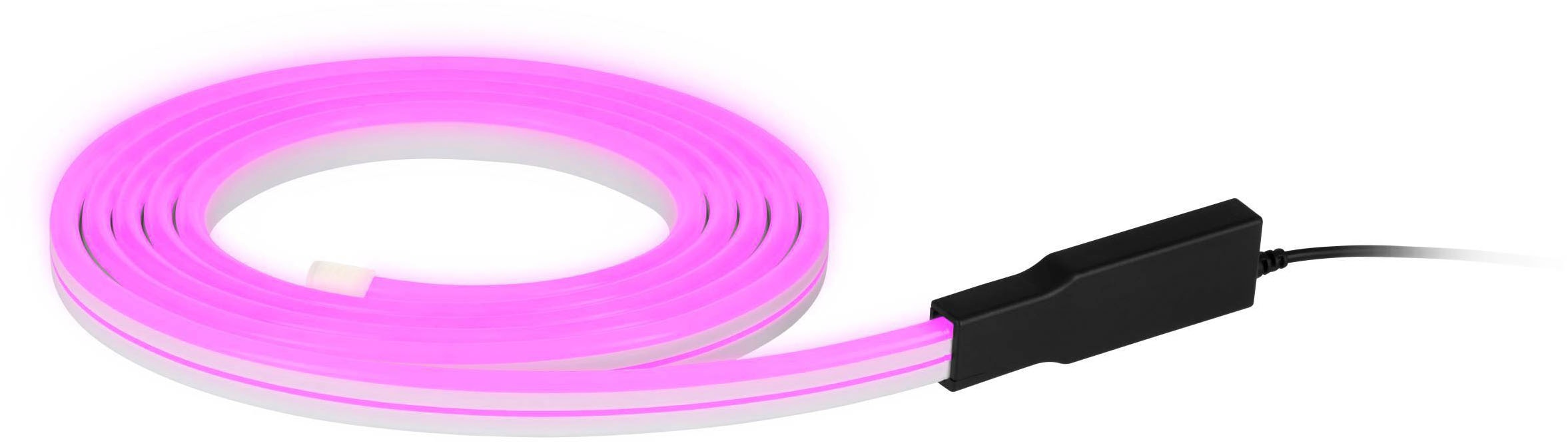 EGLO LED-Streifen »Flatneon-z LED Stripe, ZigBee, LED Streifen, Sprachsteuerung, IP44« 1 Stk.-flammig Leuchtband/-stab - L300 x B1,8 x H0,8 cm - weiß - 21W inkl.