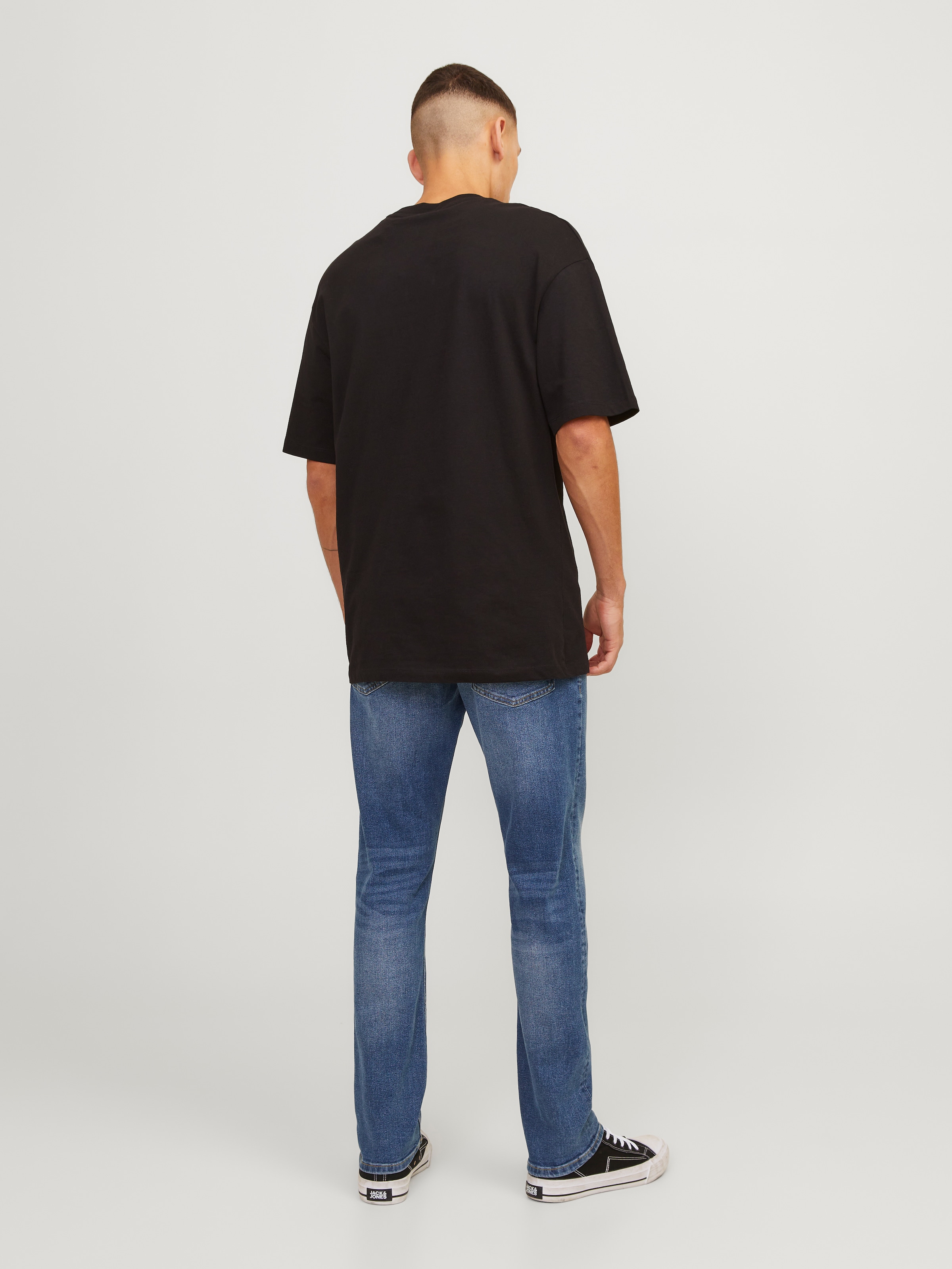 Jack & Jones Slim-fit-Jeans »JJIGLENN Jeans mit schmaler Beinform und Stretch für Komfort« Denim/Jeans, modisch, slim fit, Baumwollmischung