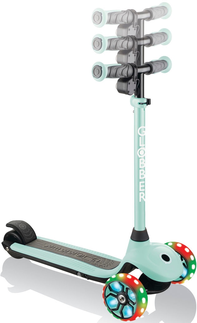 Globber E-Scooter »ONE K E-MOTION 4 PLUS, mit Leuchtrollen«