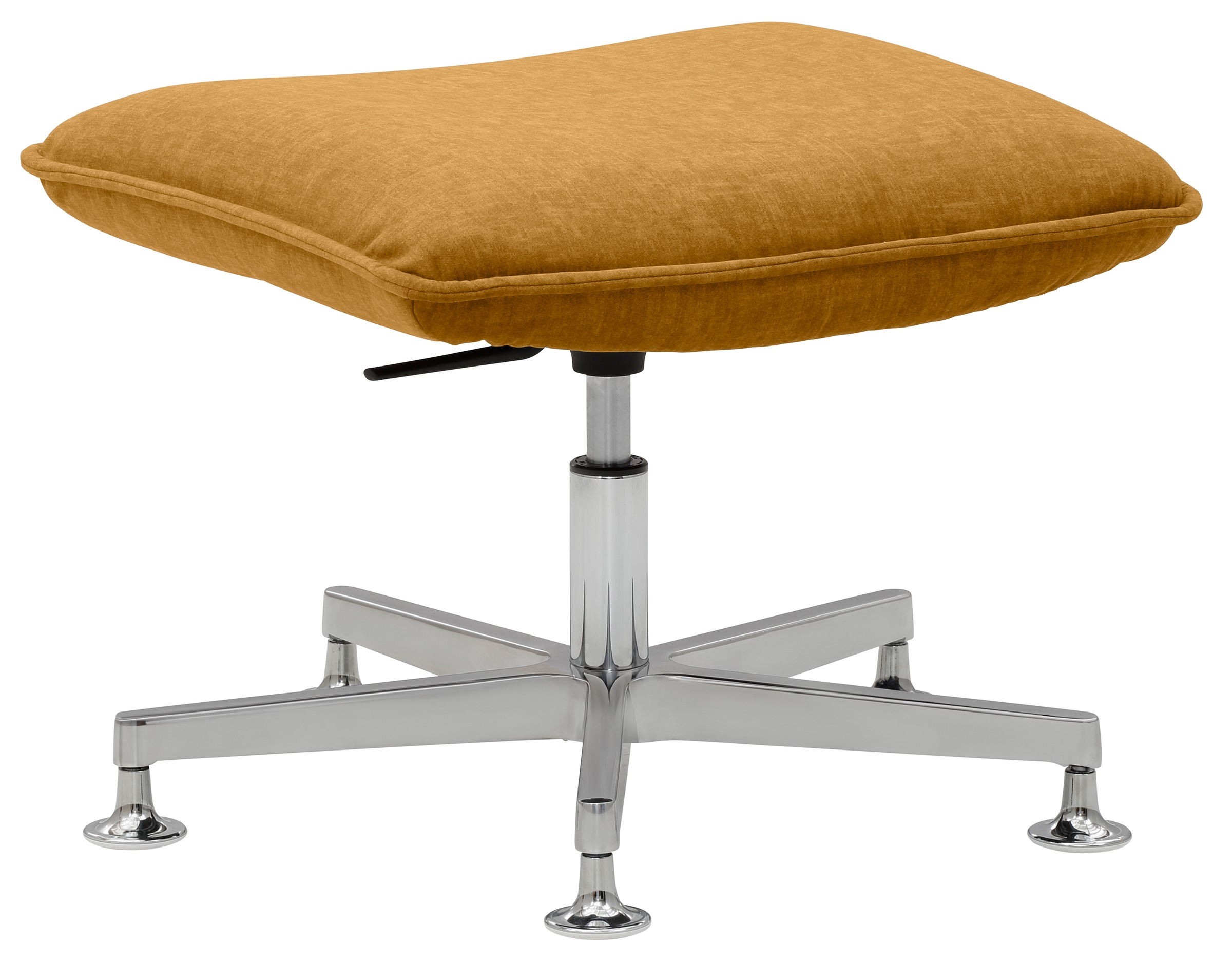 Mayer Sitzmöbel, Fußhocker »myCOSYWORXX Hocker 2427« 1 Stk. tlg. besonders bequem gepolstert, Senf, 100% Polyester, B/H/T: 57 cm x 42 cm x 54 cm, Senf