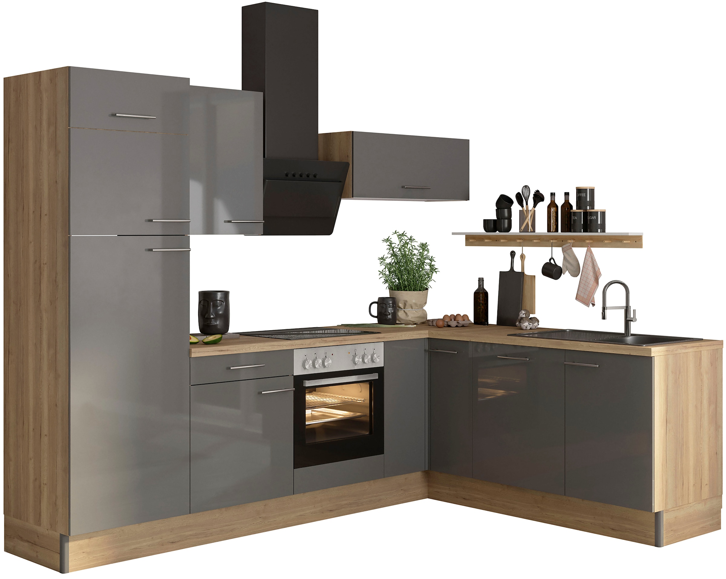 OPTIFIT Küche »Klara«, cm Raten auf breit, 200 bestellen wahlweise mit 270 x E-Geräten