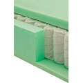 grüne betten Boxspringbett »Ella«, mit Tonnentaschenfederkern-Matratze, Topper und Zierkissen, 100% vegan