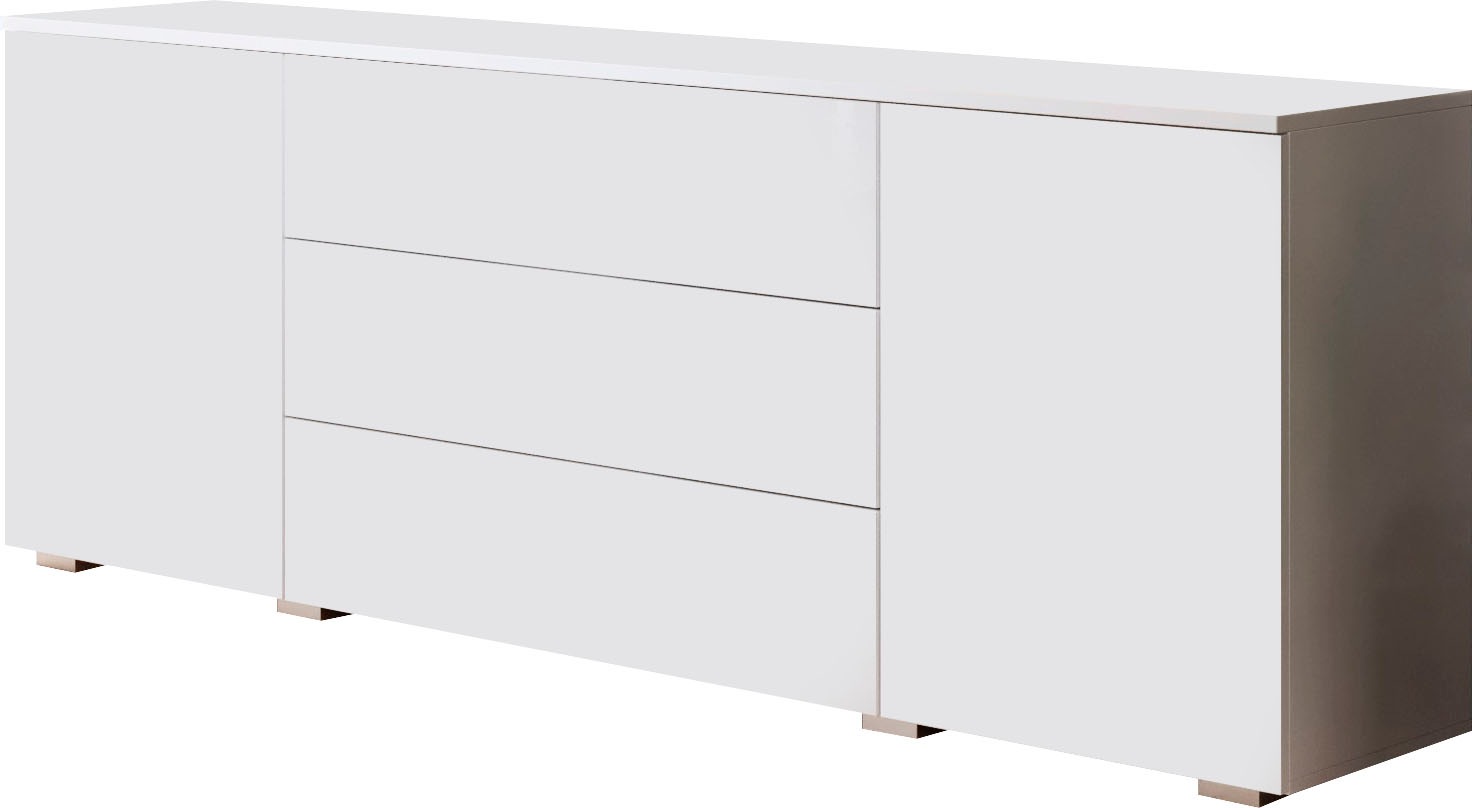 INOSIGN Sideboard »PARIS«, (1 St.), Moderne 150cm breite grifflose Kommode, vielseitig einsetzbar