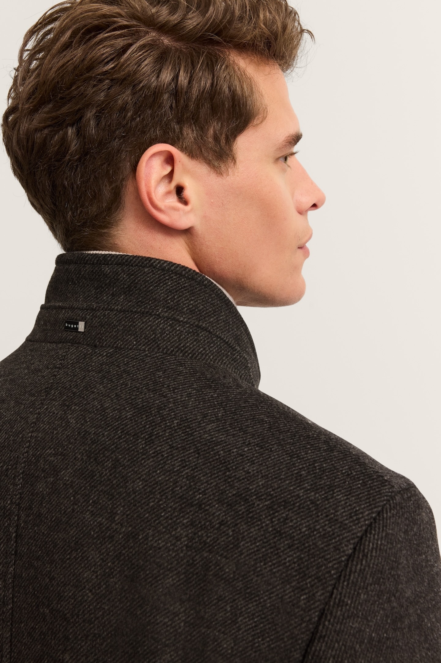 bugatti Kurzmantel »Flexcity Stretch« Modern Fit aus einem Wollmix