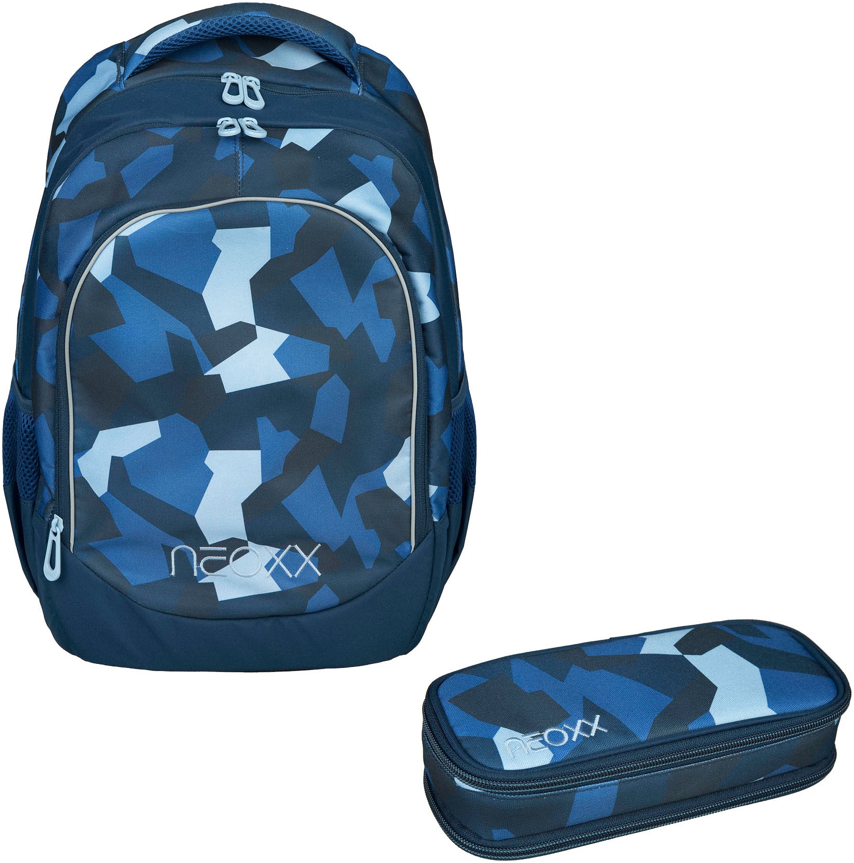 Schulrucksack »Camo Nation Rucksack & Schlamperbox«, Reflektorflächen, aus recycelten...