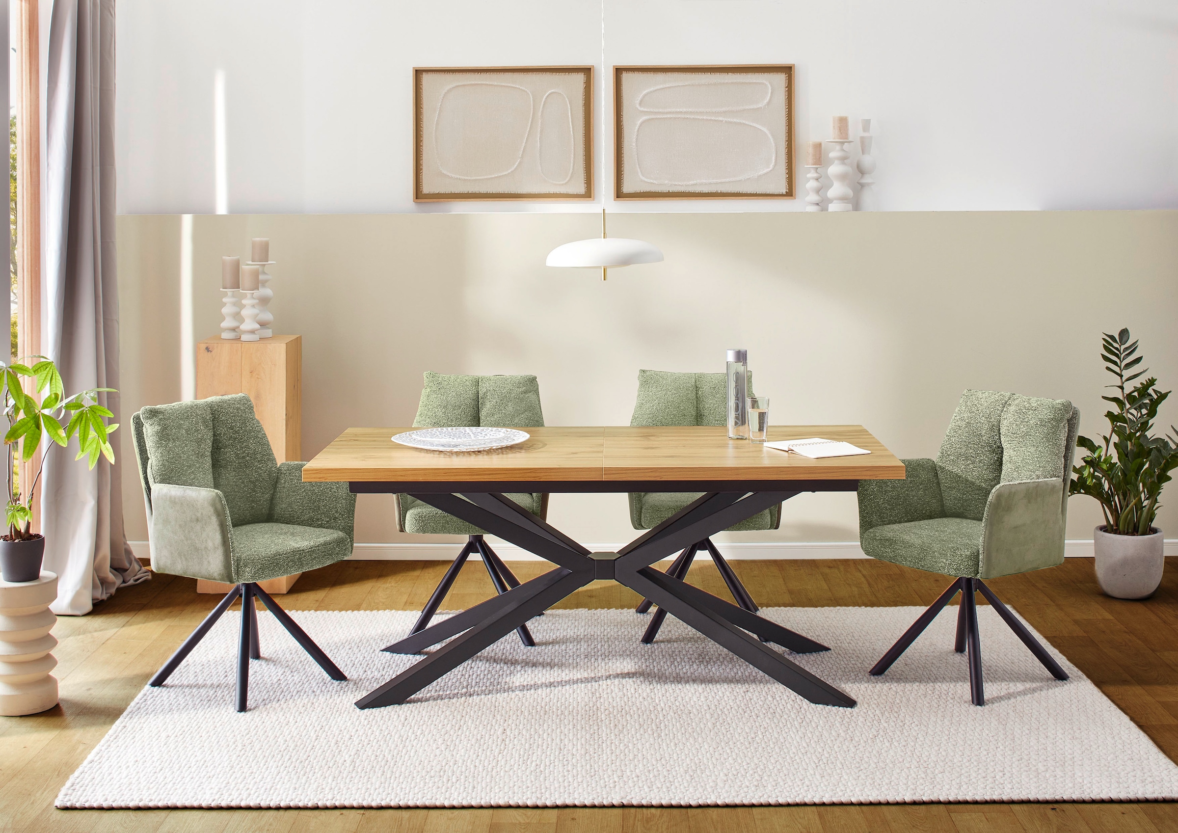 Jockenhöfer Gruppe Esstisch »Liberty« Einhand-Butterfly-Ausziehtechnik (180-240 cm), melaminbeschichtet