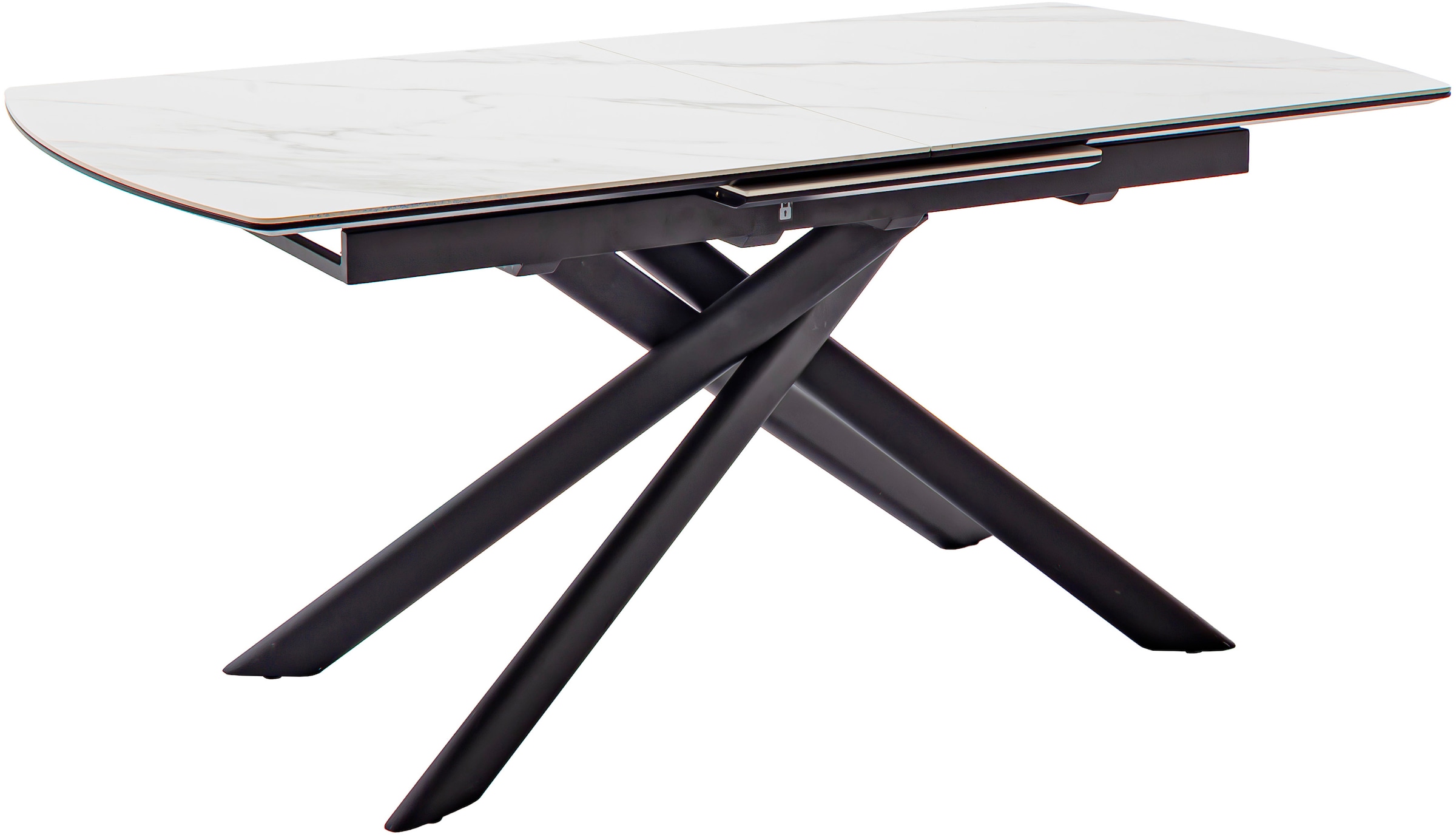 MCA furniture Esstisch »VANINO Auszugtisch 180-230 cm marmoriert«, (1 St.), Keramik,Metall,Synchronauszug,ausziehbar,8-10 Personen
