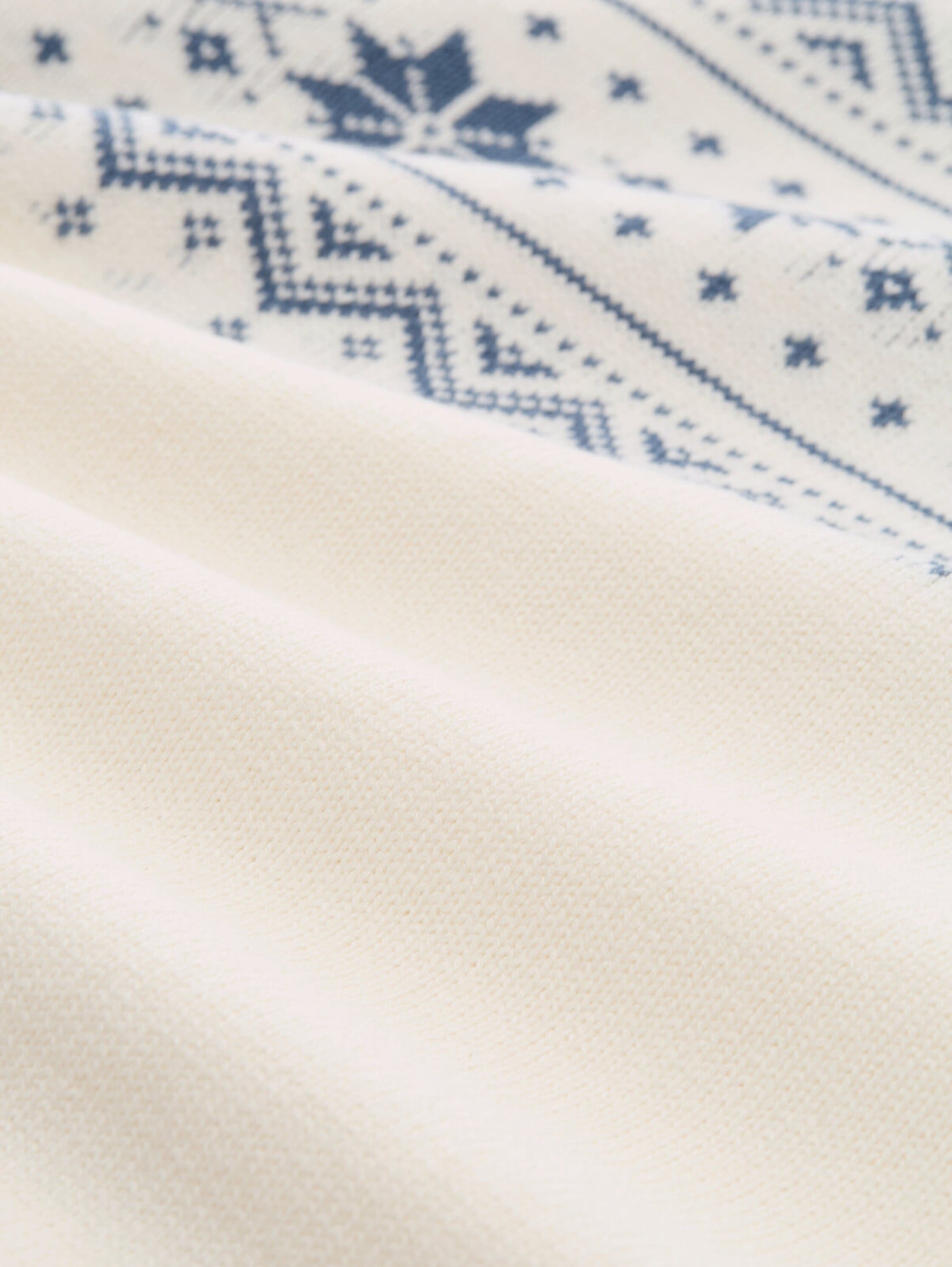 TOM TAILOR Denim Strickpullover mit Norweger-Muster