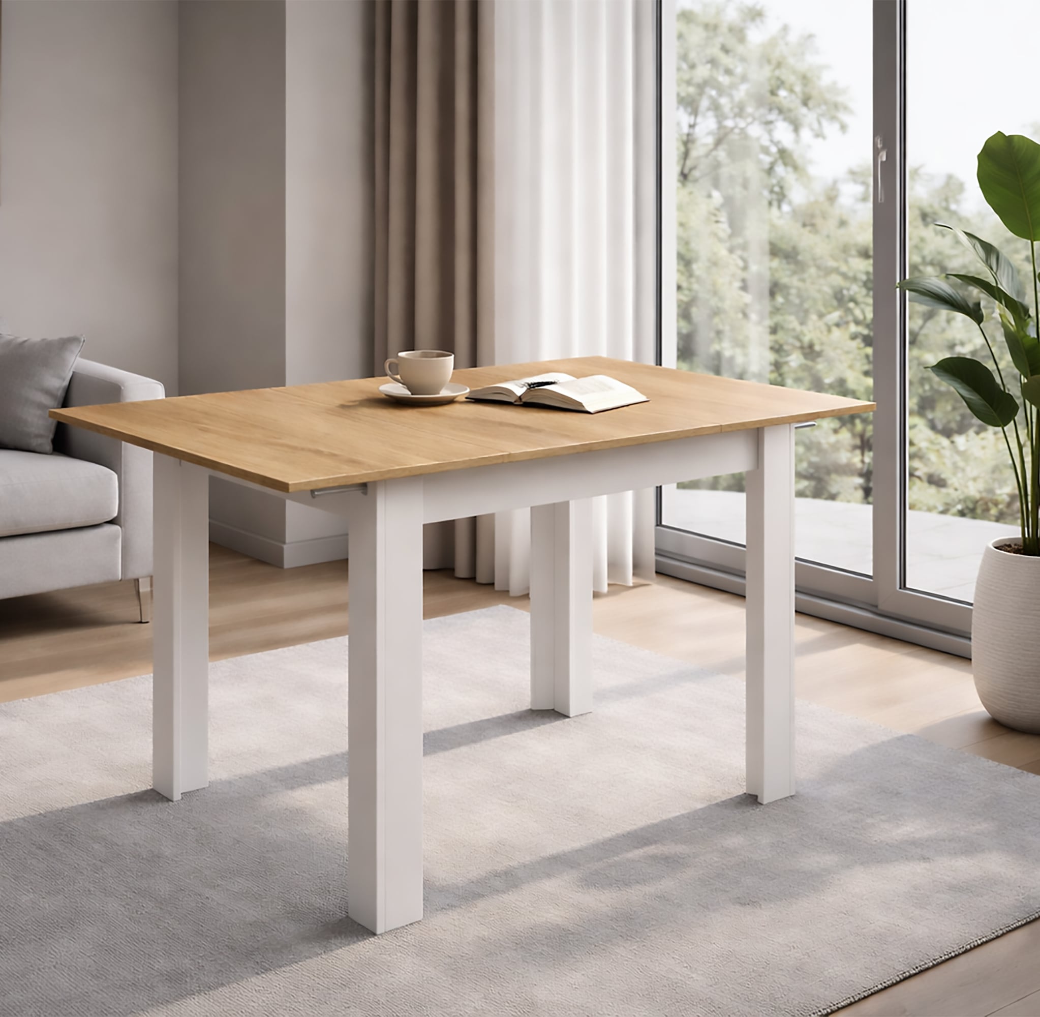 VCM Esstisch »Esstisch Küchentisch Pesoli ausziehbar 80-120 cm« 1 Stk. tlg.