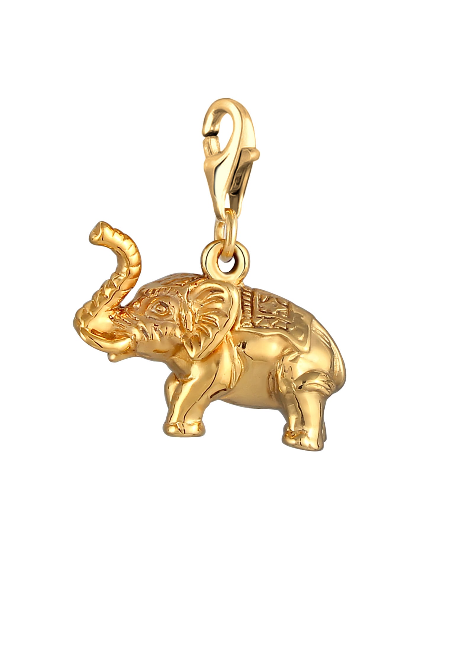 Nenalina Charm-Einhänger »Charm Anhänger Elefant Tier Reise Verziert 925 Silber«