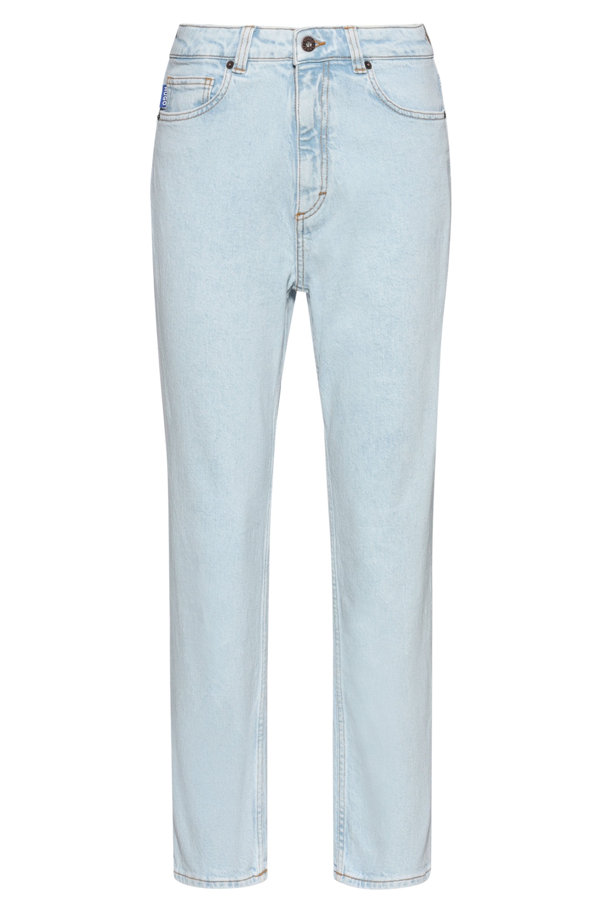 HUGO Blue Mom-Jeans »Noe«, Straight Fit Jeans mit hoher Leibhöhe