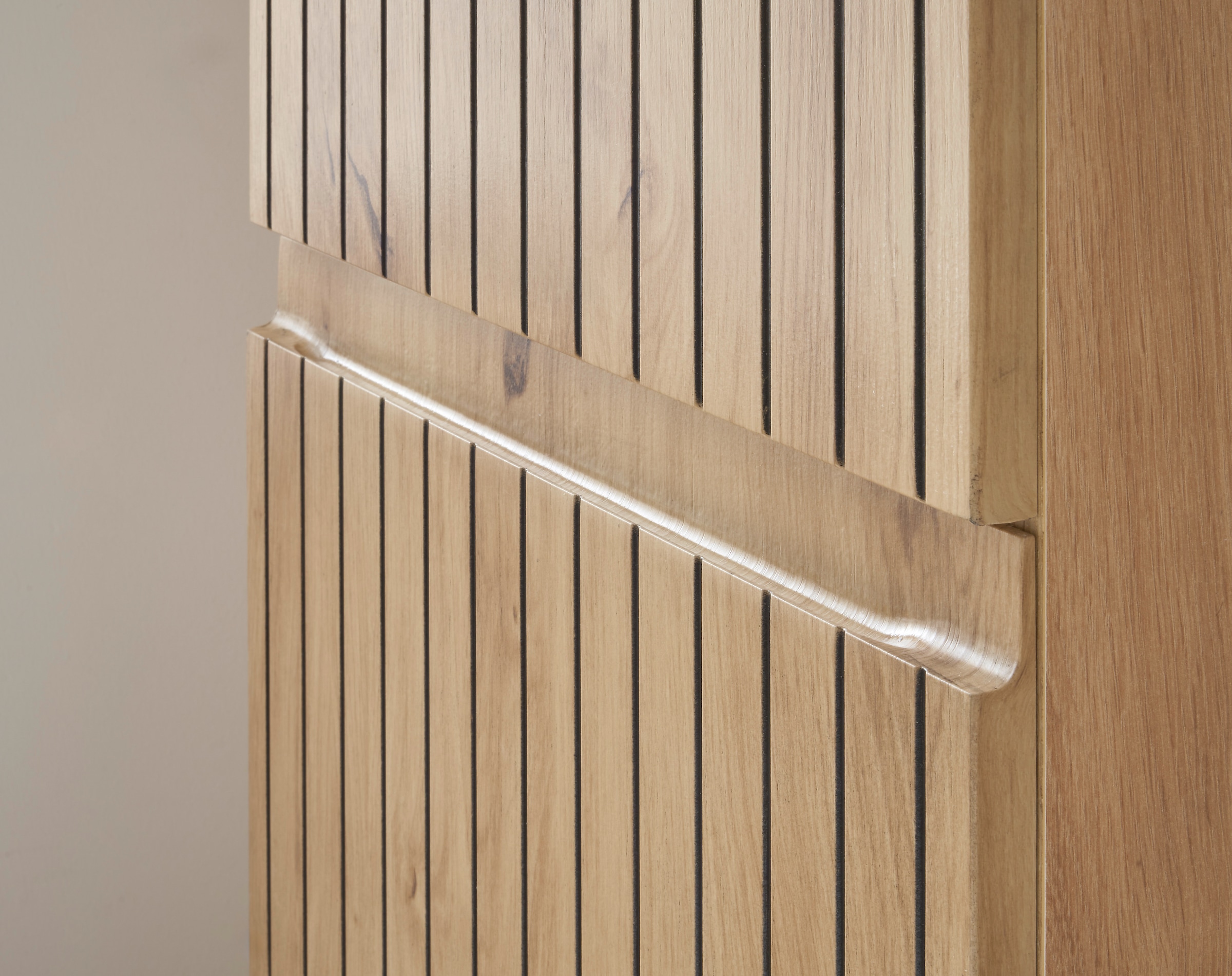 BASIC by Balculina Waschbeckenunterschrank »Austin«, (1 St.), Breite 60 cm, 2 Schubkästen mit Unterflurauszug