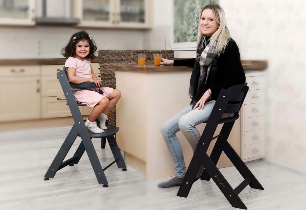 BabyGo Hochstuhl »Family, schwarz«