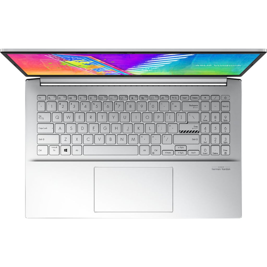 Asus Business-Notebook »Vivobook Pro 15 Laptop, Full HD OLED-Display, 8GB RAM, Windows 11 Home«, 39,6 cm, / 15,6 Zoll, Intel, Core i5, GeForce GTX 1650 Max-Q, 512 GB SSD, K3500PH-L1134W