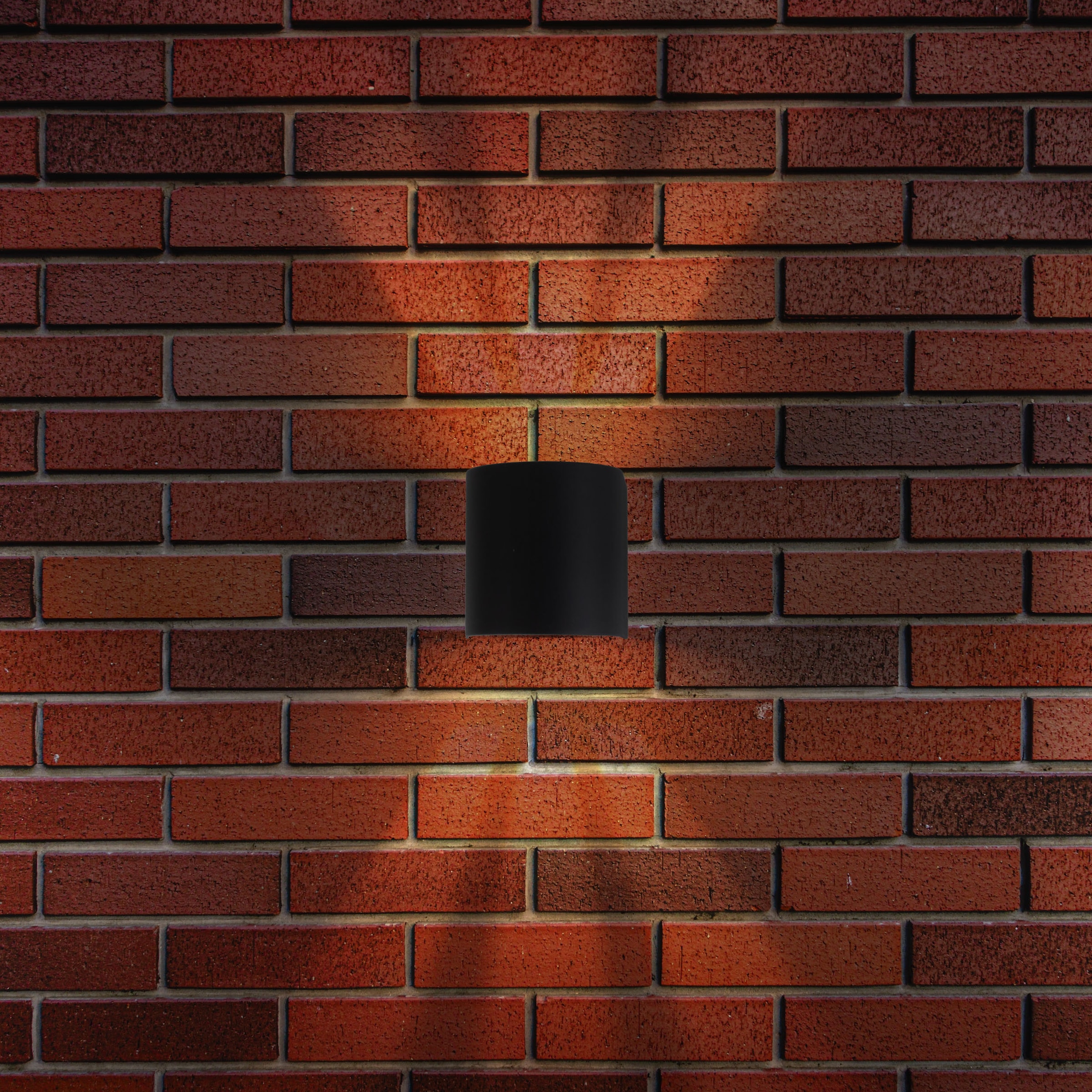 näve LED Außen-Wandleuchte »Alecto« LED-Modul 1 Stk. Warmweiß schwarz, LED warmweiß, Lichtaustritt nach oben und unten, H: 10cm