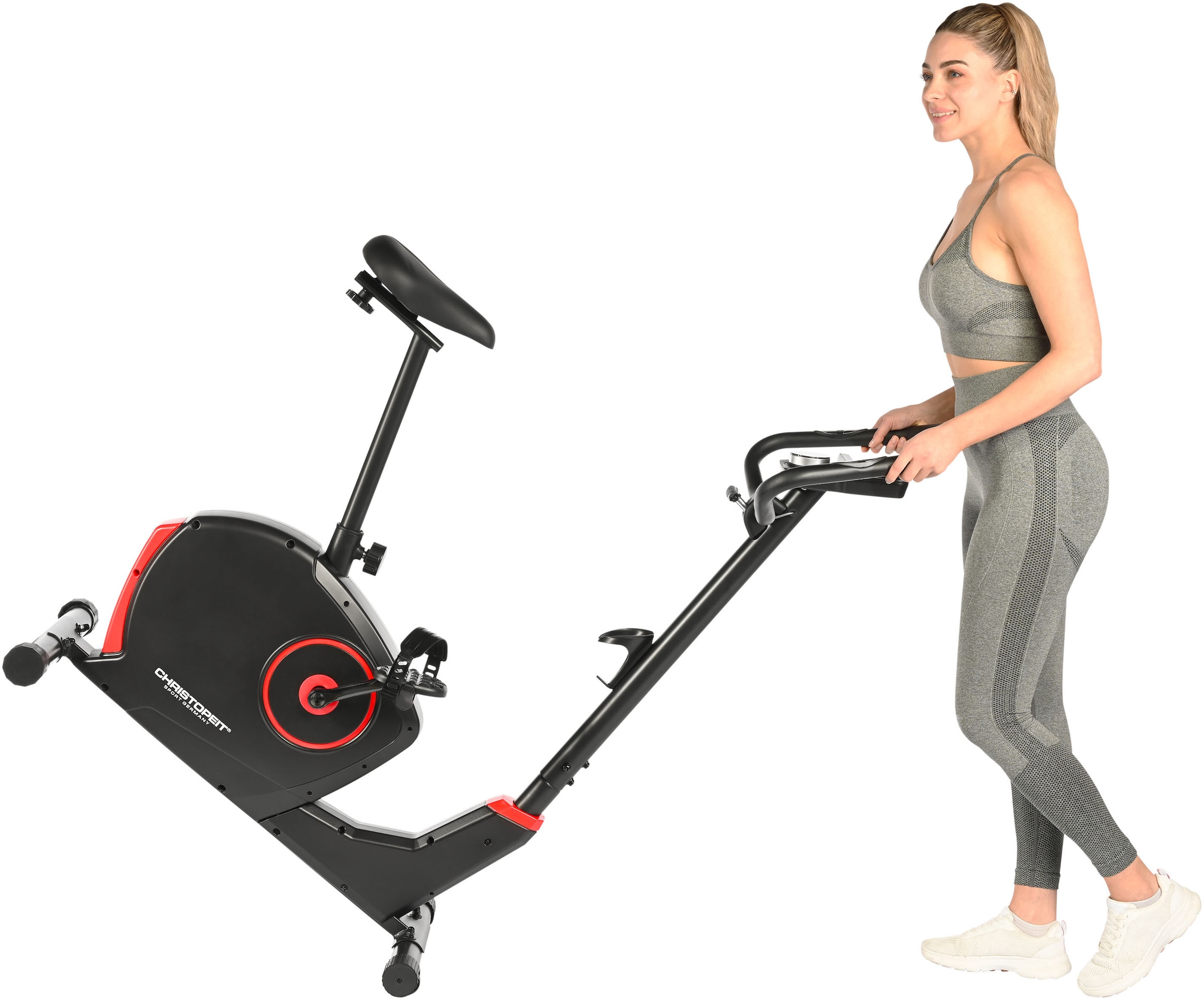 Christopeit Sport® Ergometer »ET 3.0«, (Kinomap kompatibel), Schwungmasse ca. 7 kg, 32 Widerstandsstufen