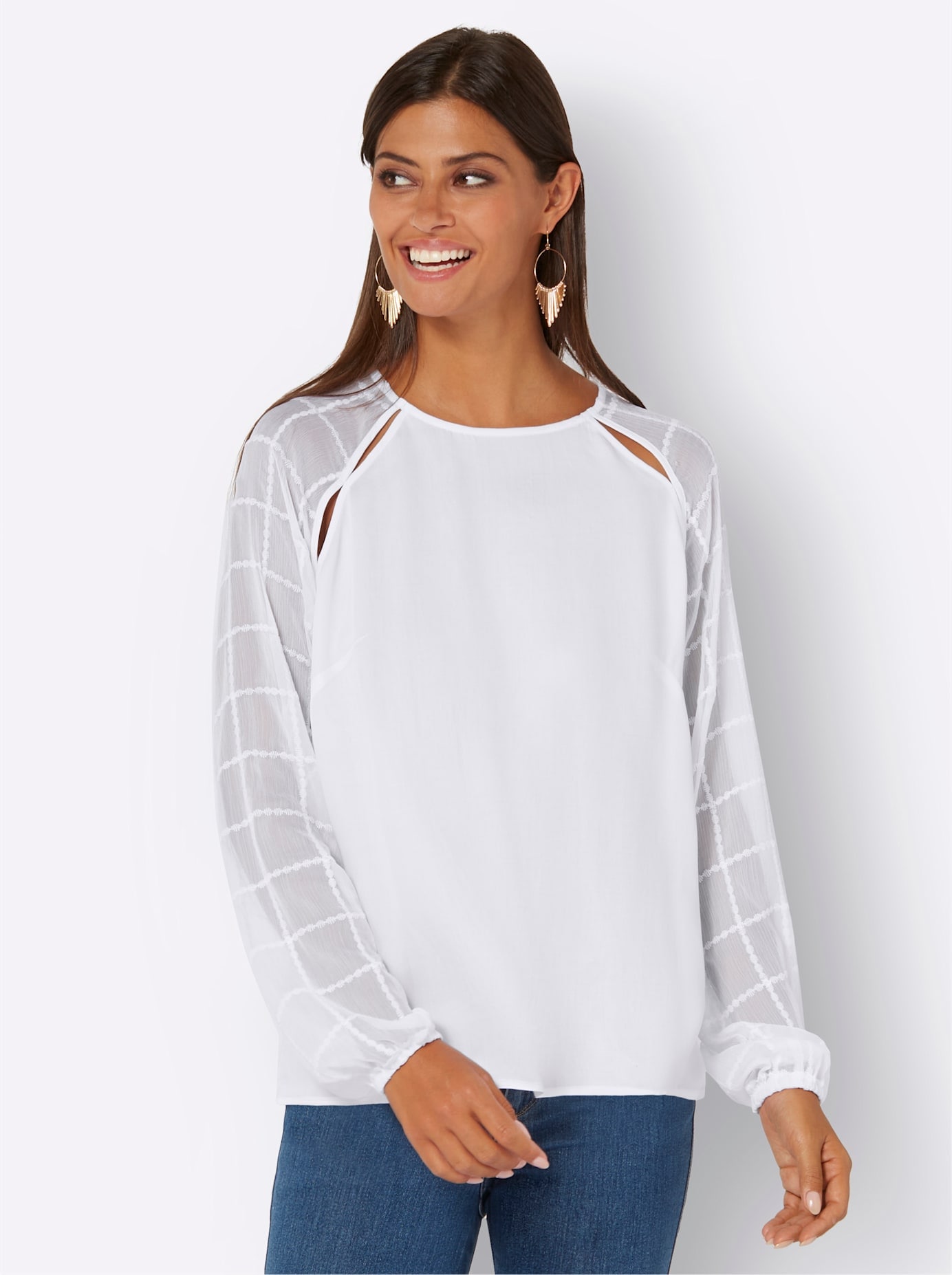 creation L Chiffonbluse