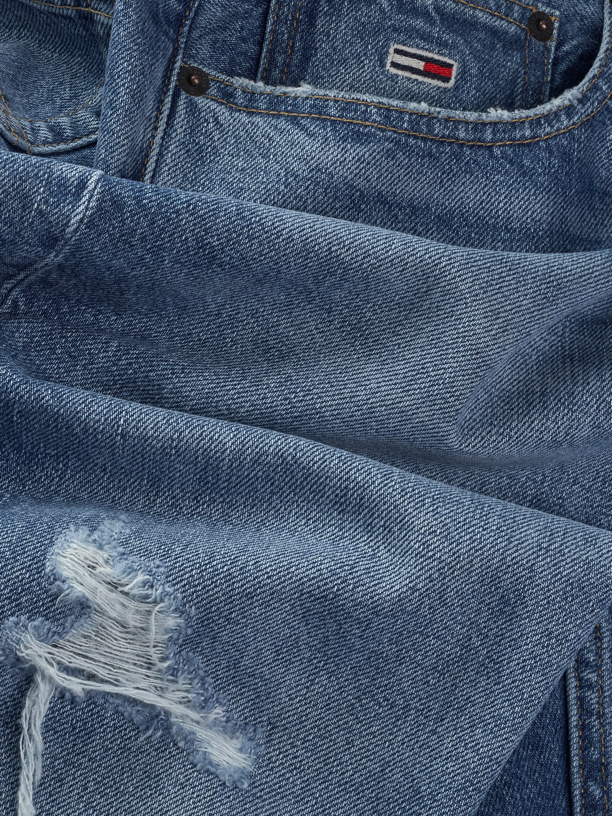 Tommy Jeans Slim-fit-Jeans »Scanton Slim Denim«, Mit Gürtelschlaufen