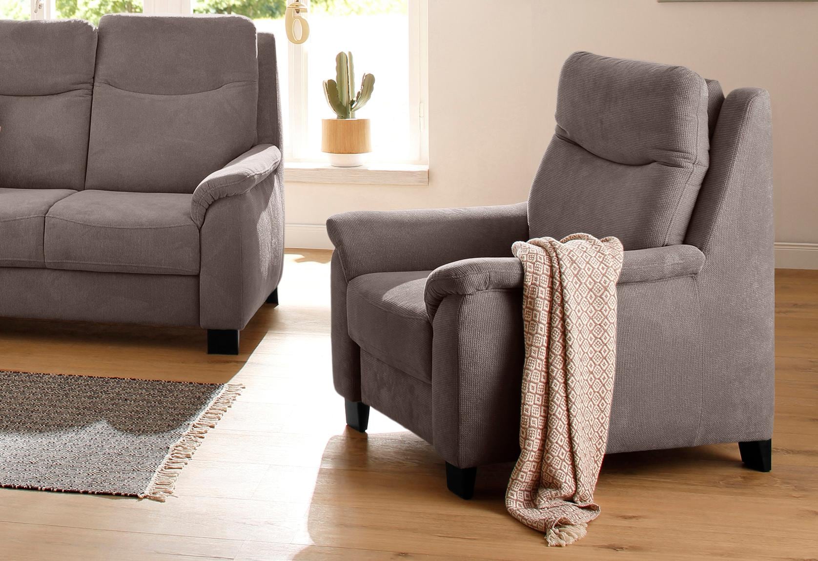 Home affaire Sessel »Boccaccio«, mit Federkern, incl. Kopfteilverstellung