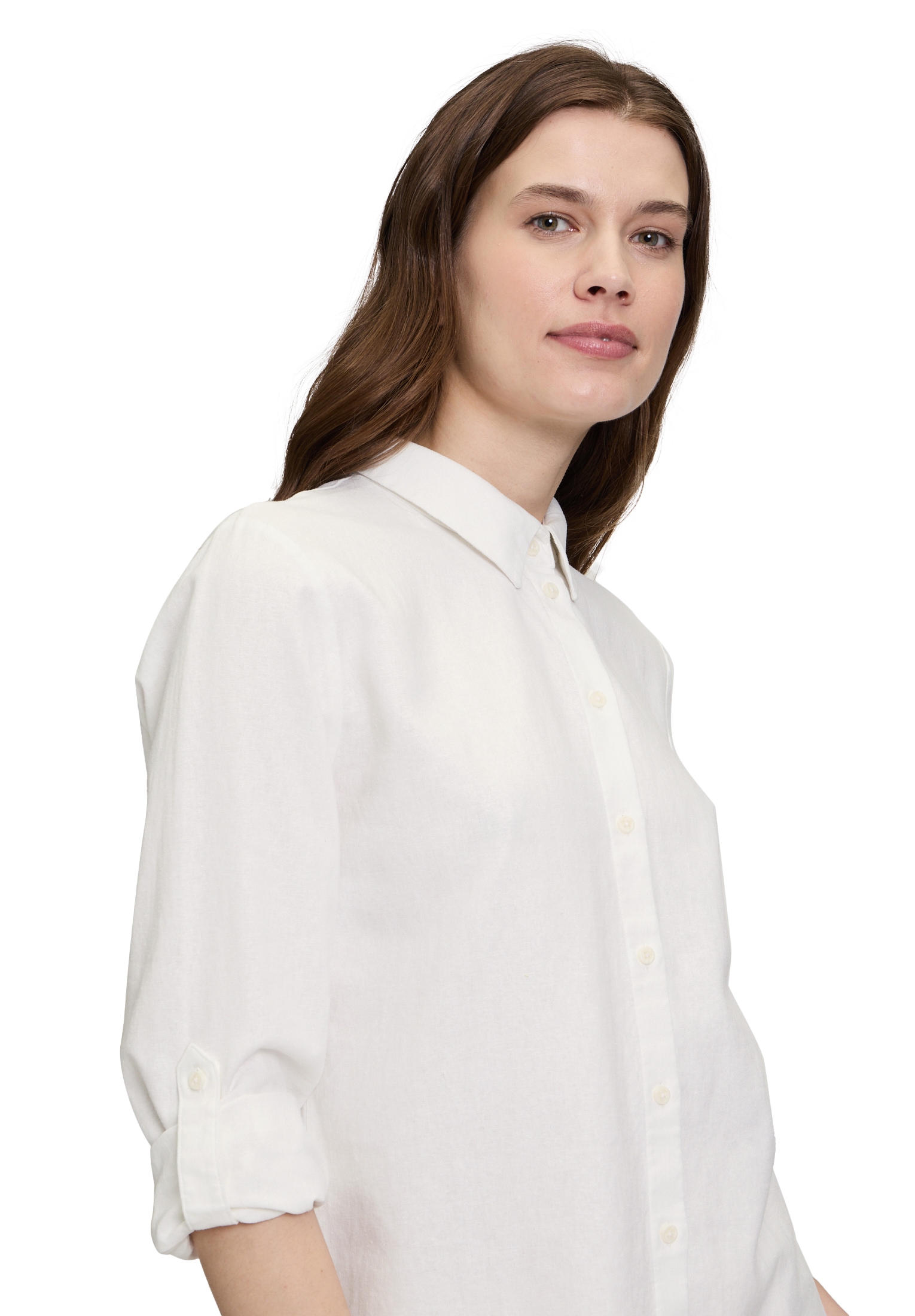 Betty&Co Klassische Bluse »Leinenbluse langarm«