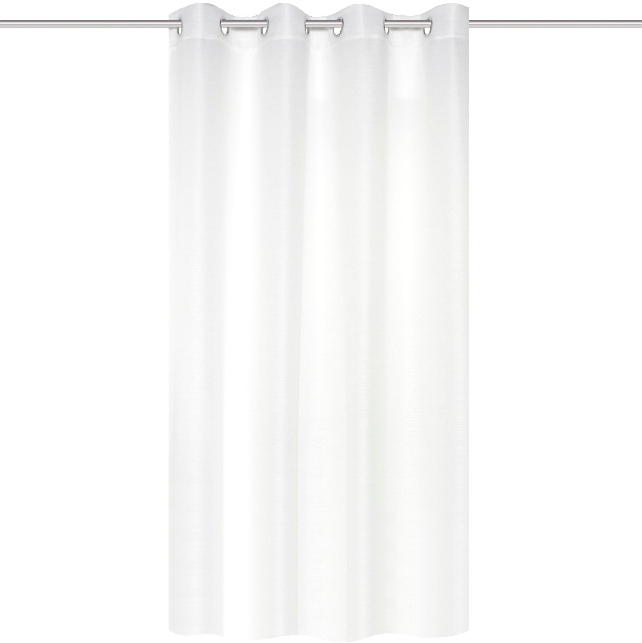 Home Basics Vorhang »BENOGA« Ösen 1 Stk. tlg. Ösenschal, Uni, Dekostruktur