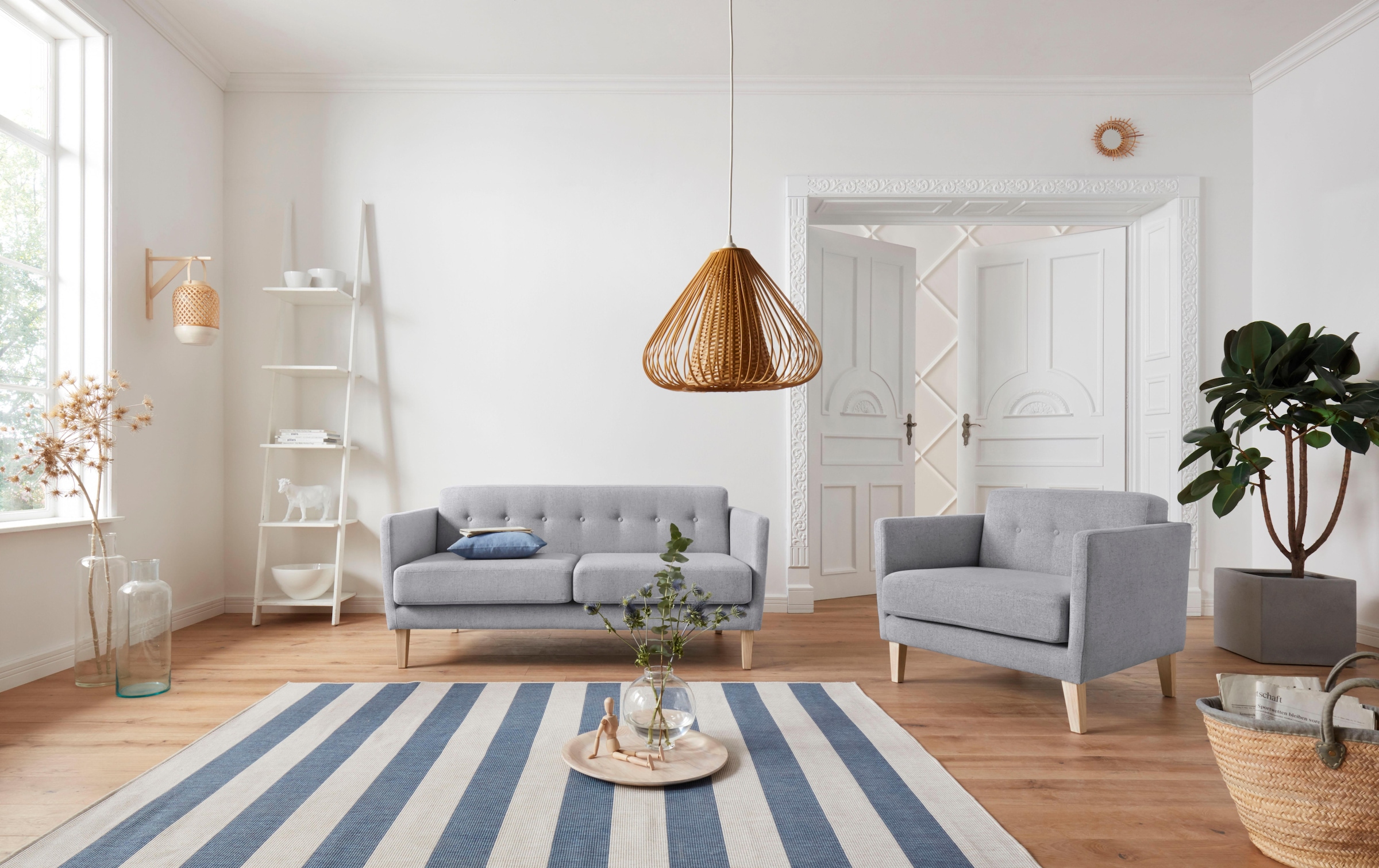 andas Sessel »Raadal«, in skandinavischer Optik, mit Knopfheftung, Design by Morten Georgsen