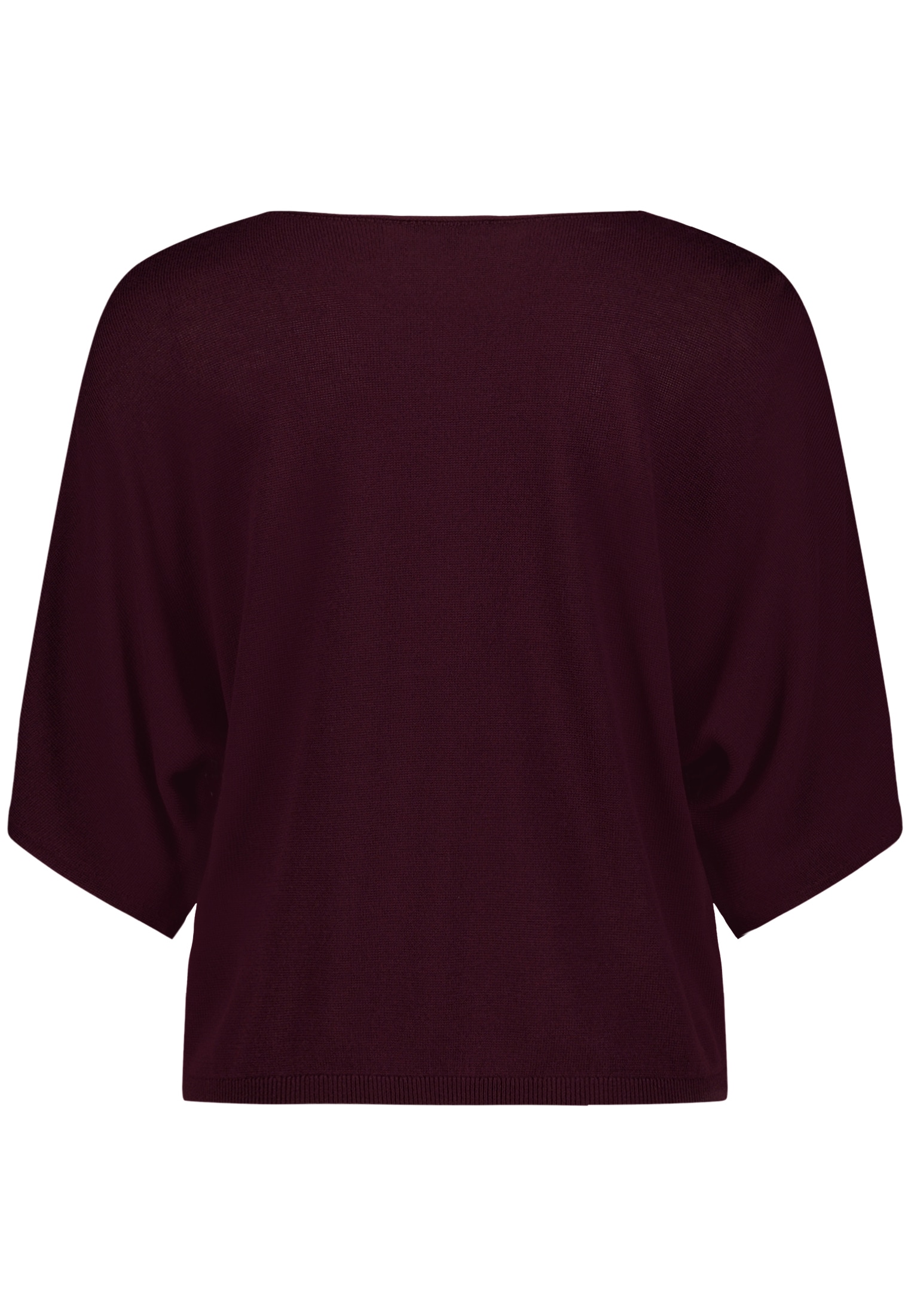 Zero Rundhalspullover »Feinstrickpullover kurzarm«
