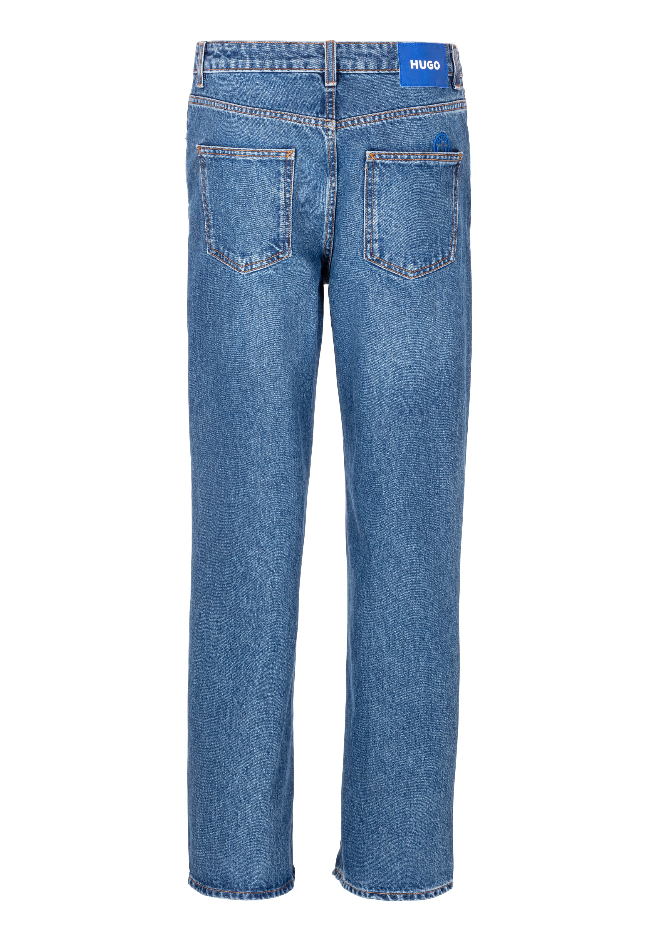 HUGO Blue 5-Pocket-Jeans »Leni«, Relaxed Fit mit niedriger Leibhöhe