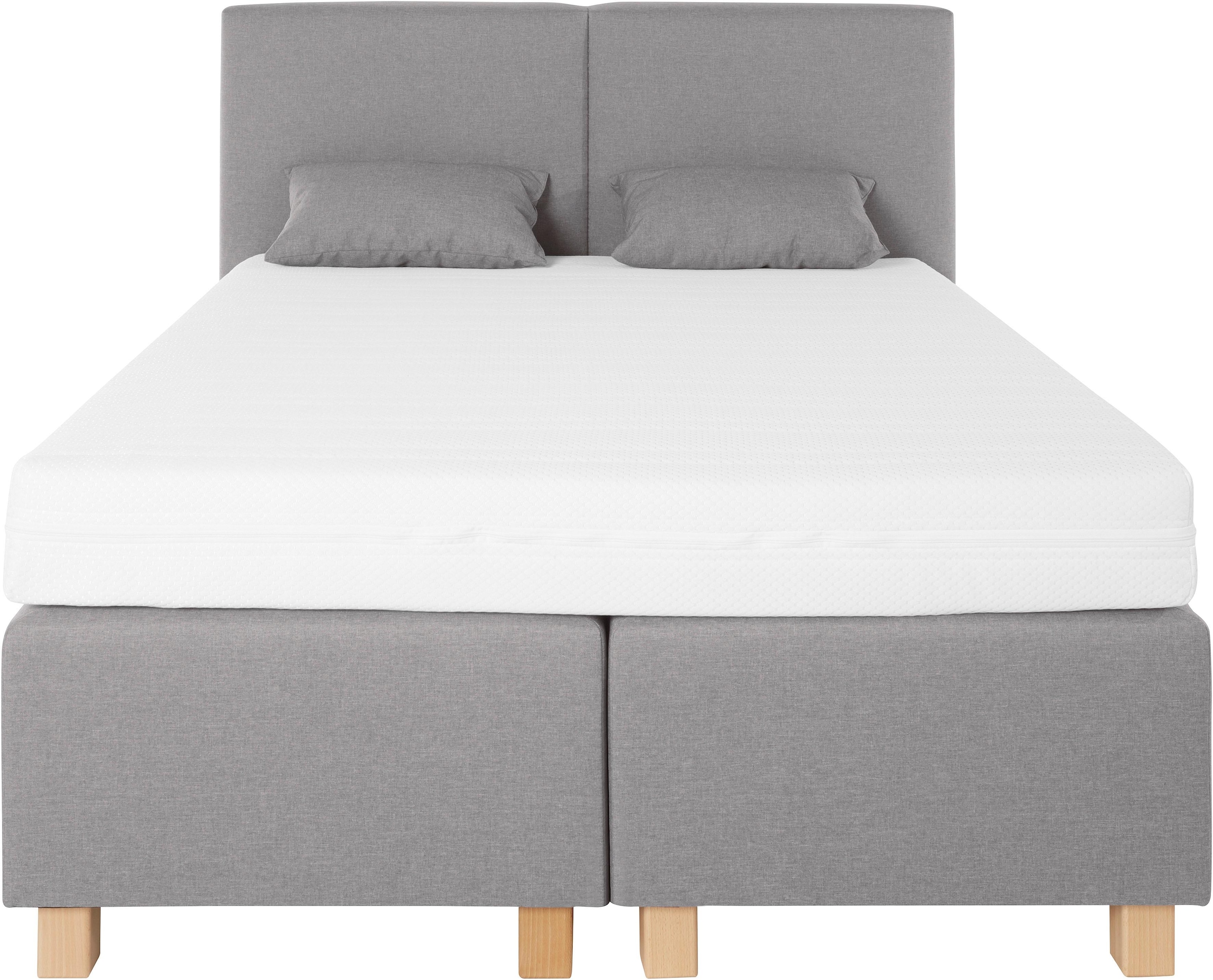 Westfalia Schlafkomfort Boxspringbett, mit Zierkissen