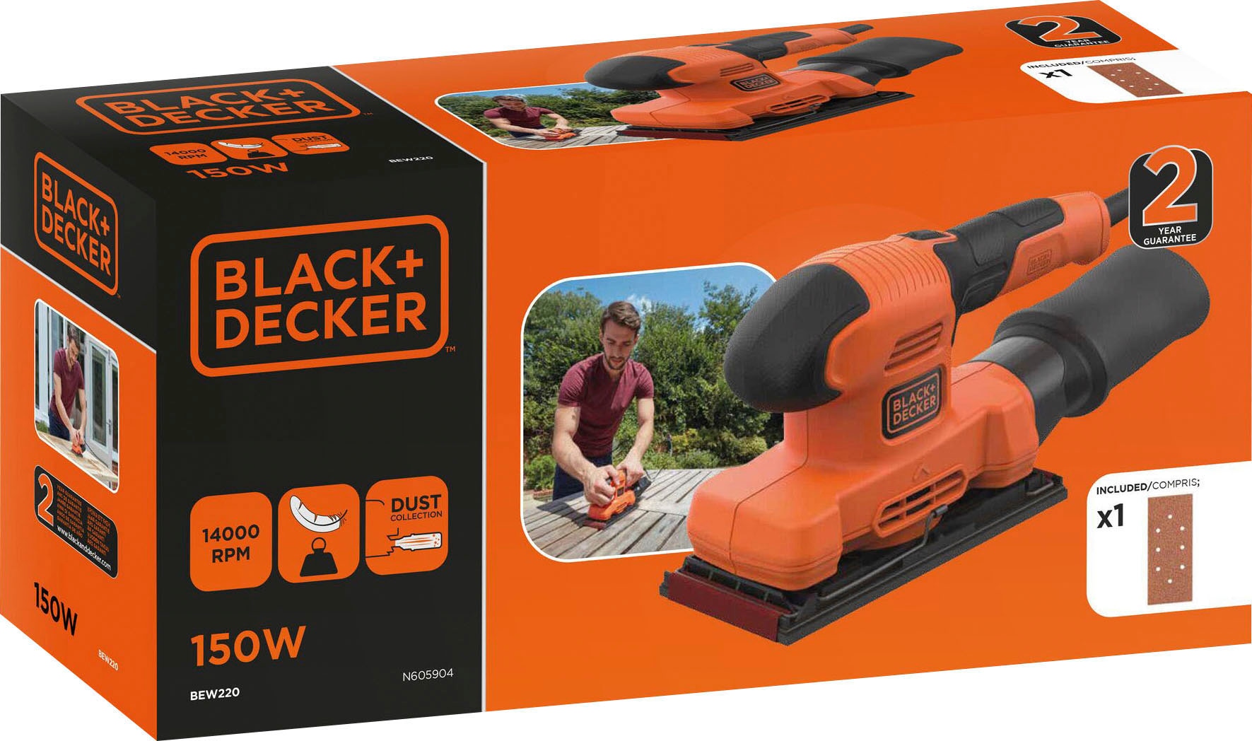 Black + Decker Schwingschleifer »BEW220«