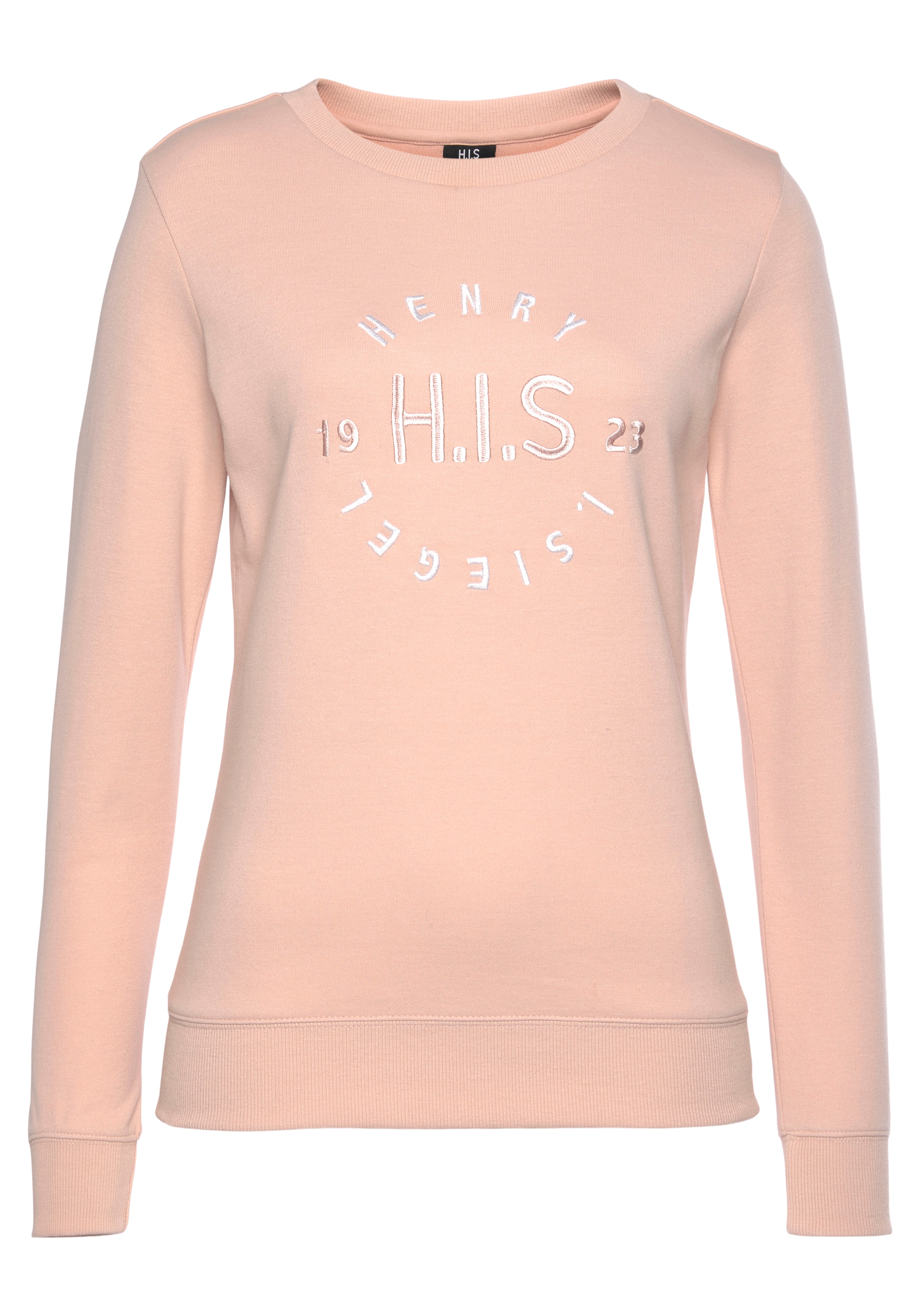 H.I.S Sweatshirt, mit großer Logo Stickerei, Loungeanzug