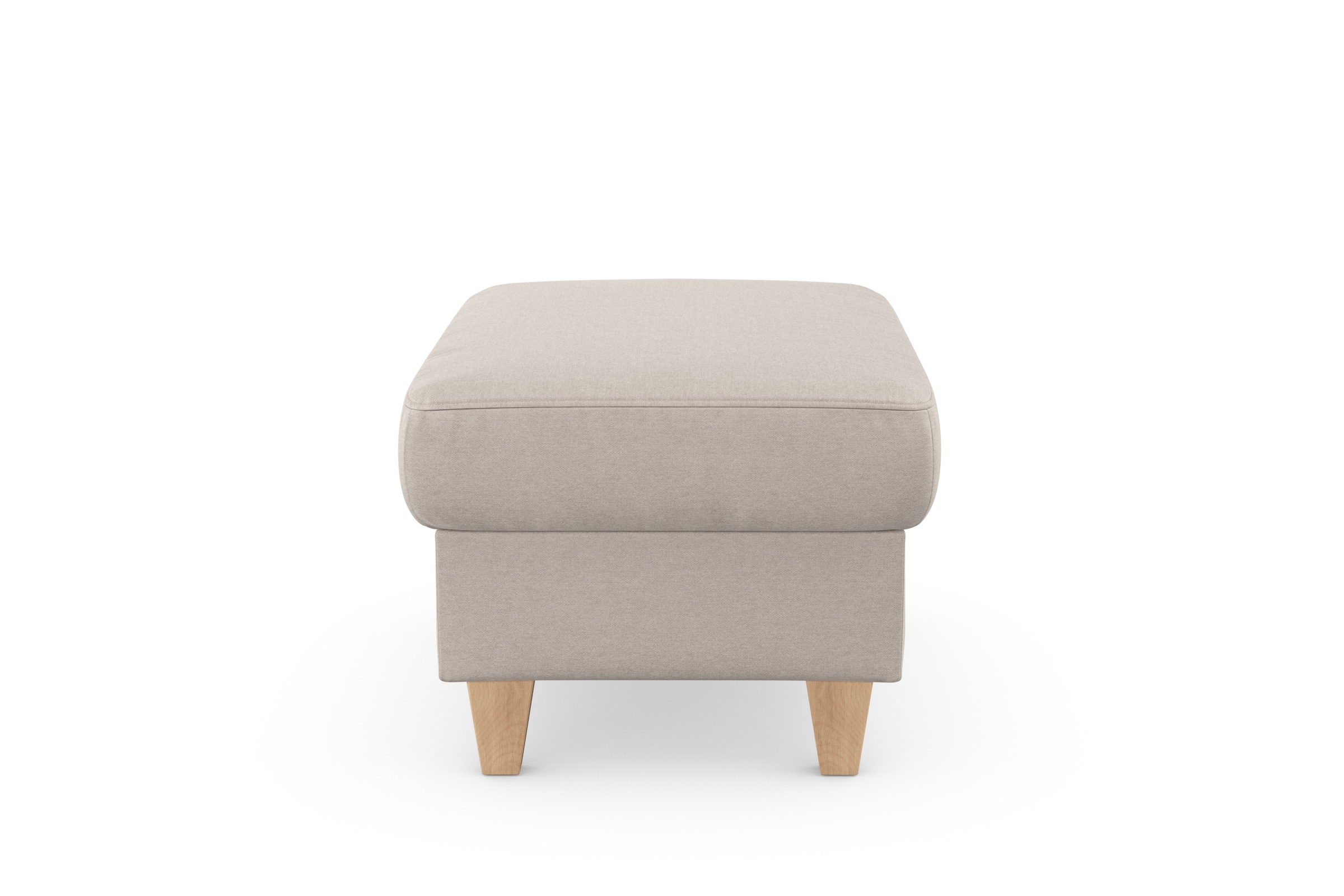 sit&more Stauraumhocker »Farö«, mit Stauraum und Federkern und naturfarbenen Füßen