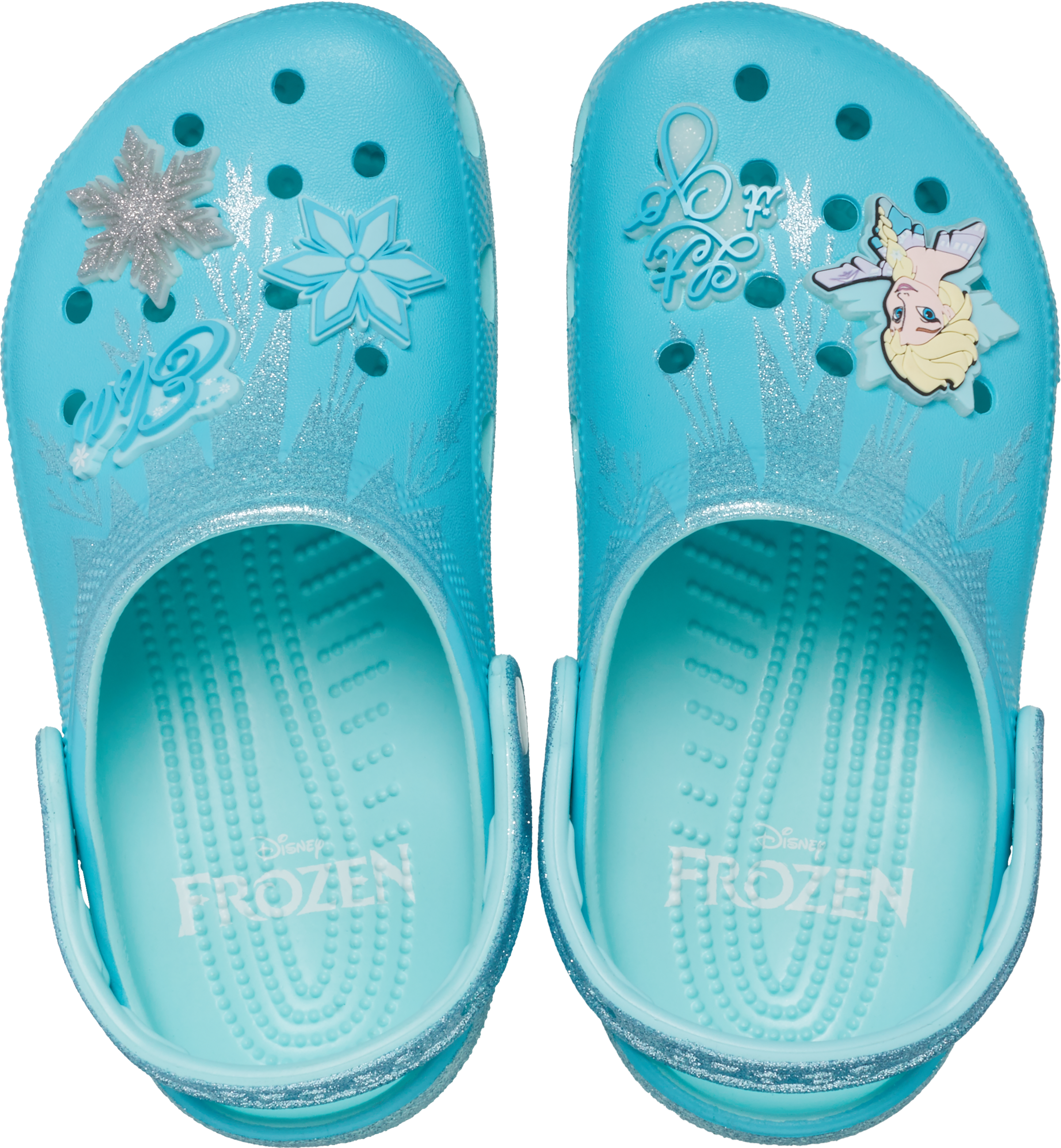 Crocs Clog »Frozen Elsa«  Hausschuh, Sommerschuh, Strandschuh mit Glitzer