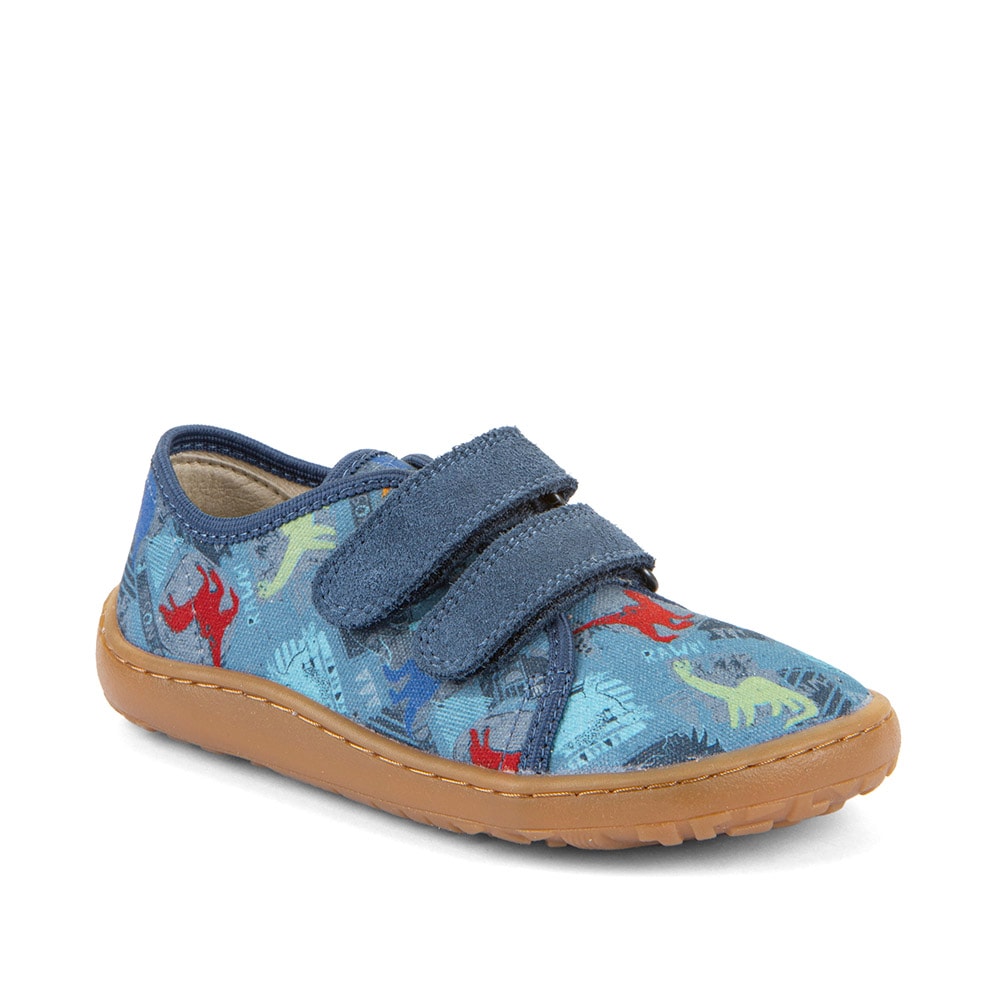 froddo® Barfußschuh »BAREFOOT CANVAS«  Sneaker, Klettschuh mit Baumwollfutter, Klett-Hausschuh