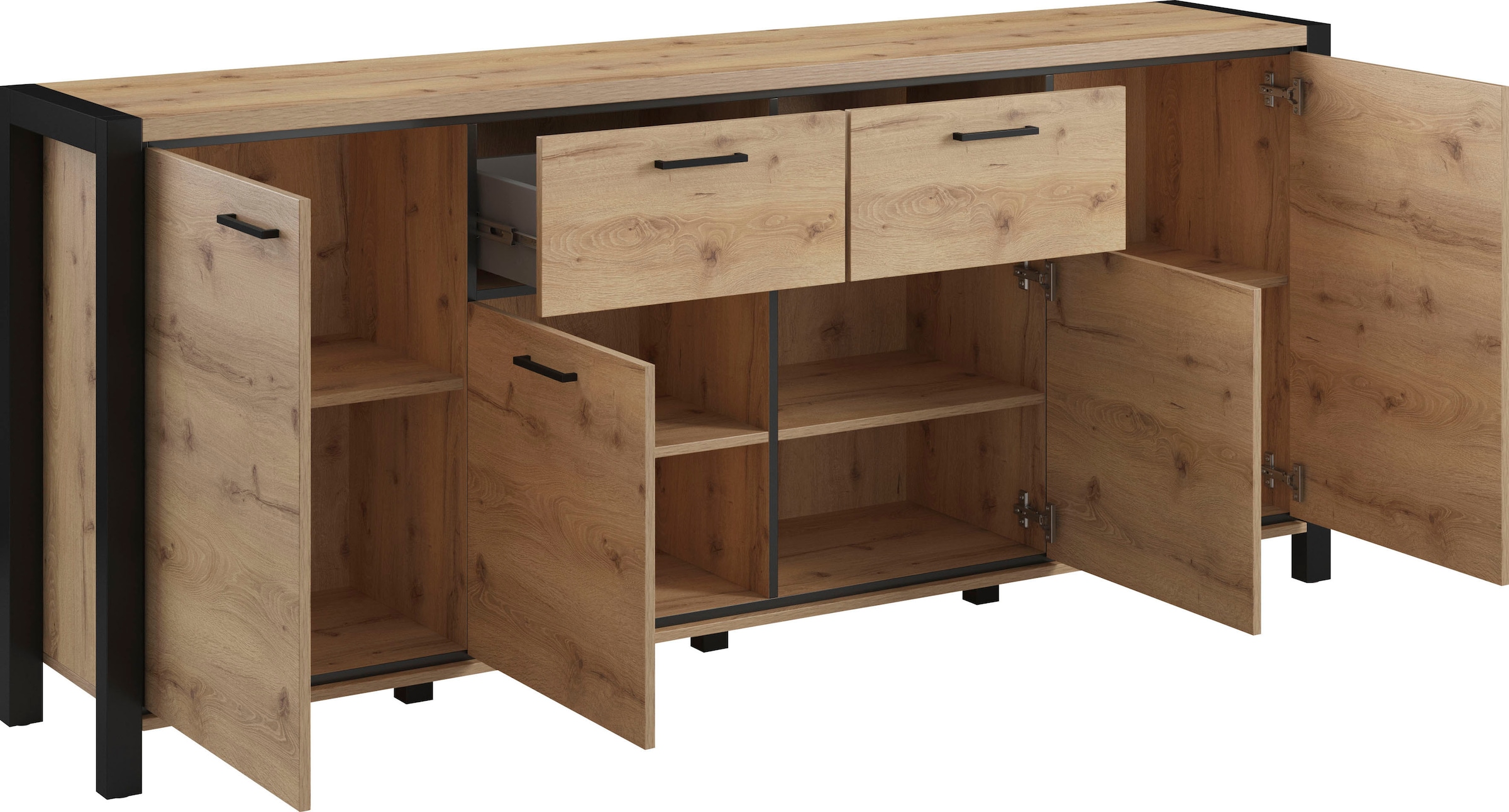 Home affaire Sideboard »Aktiv«, Breite 213 cm
