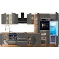 RESPEKTA Küchenzeile »Safado«, inklusive E-Geräten, schnelle Lieferzeit, Breite 370 cm