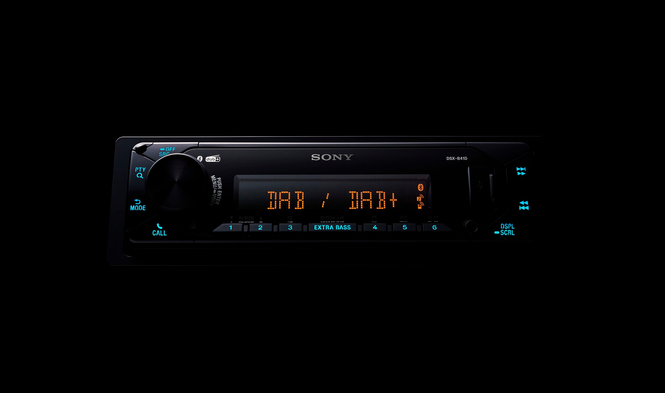 Sony Autoradio »DSXB41KIT«, (Bluetooth Digitalradio (DAB+)-FM-Tuner 55 W) ➥  3 Jahre XXL Garantie