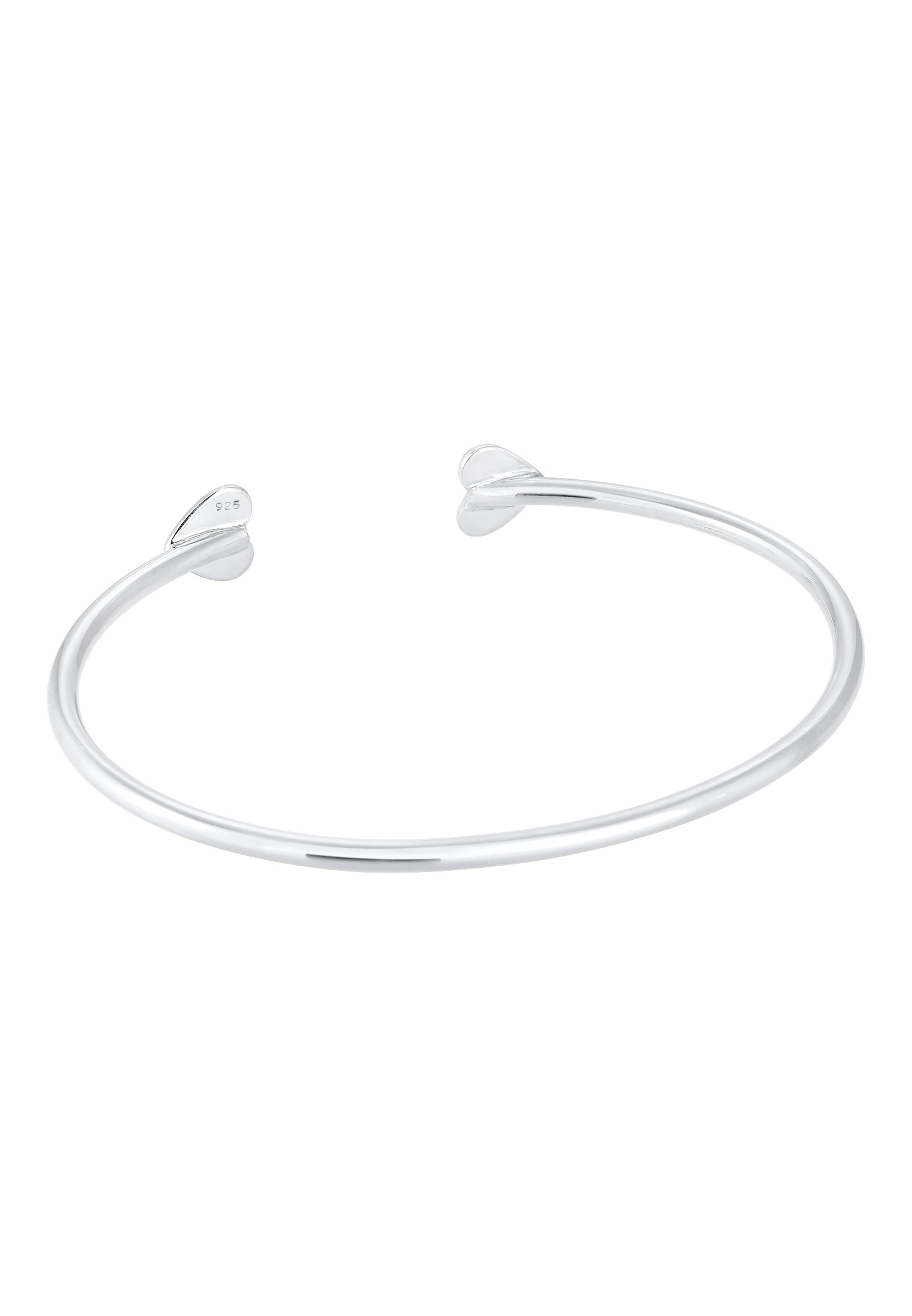 Elli Premium Armreif »Armband Armreif Herz Liebe Love 925 Sterling Silber«